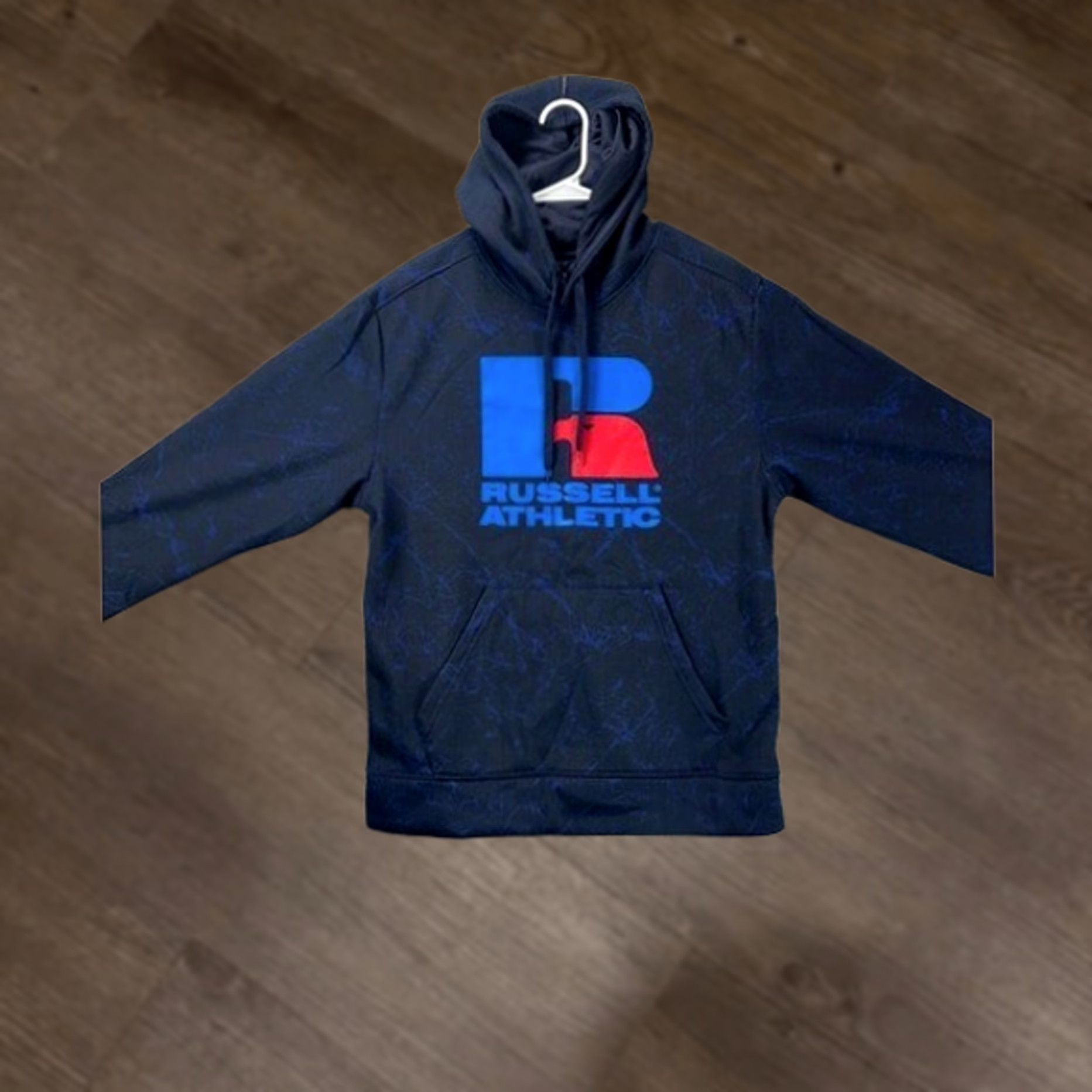 Russell Athletic Russell Athletic Sweatshirt Hoodie Adult Medium Blue Graphic Logo Pocket Pullover Mens NEW Size US M / EU 48-50 / 2 - 1 Thumbnail