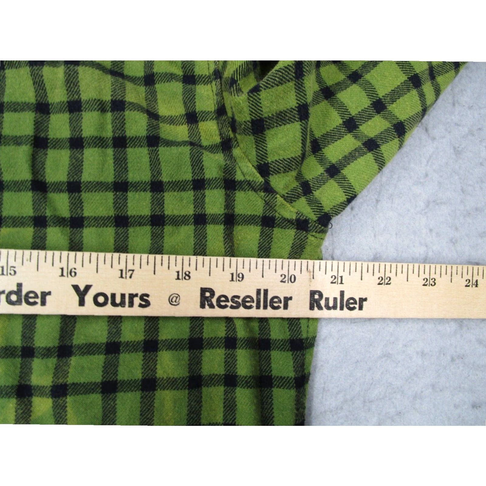 Vintage Flatbush Zombies Shirt Mens Medium Green Check Flannel Button Up Long Sleeve Size US M / EU 48-50 / 2 - 6 Thumbnail