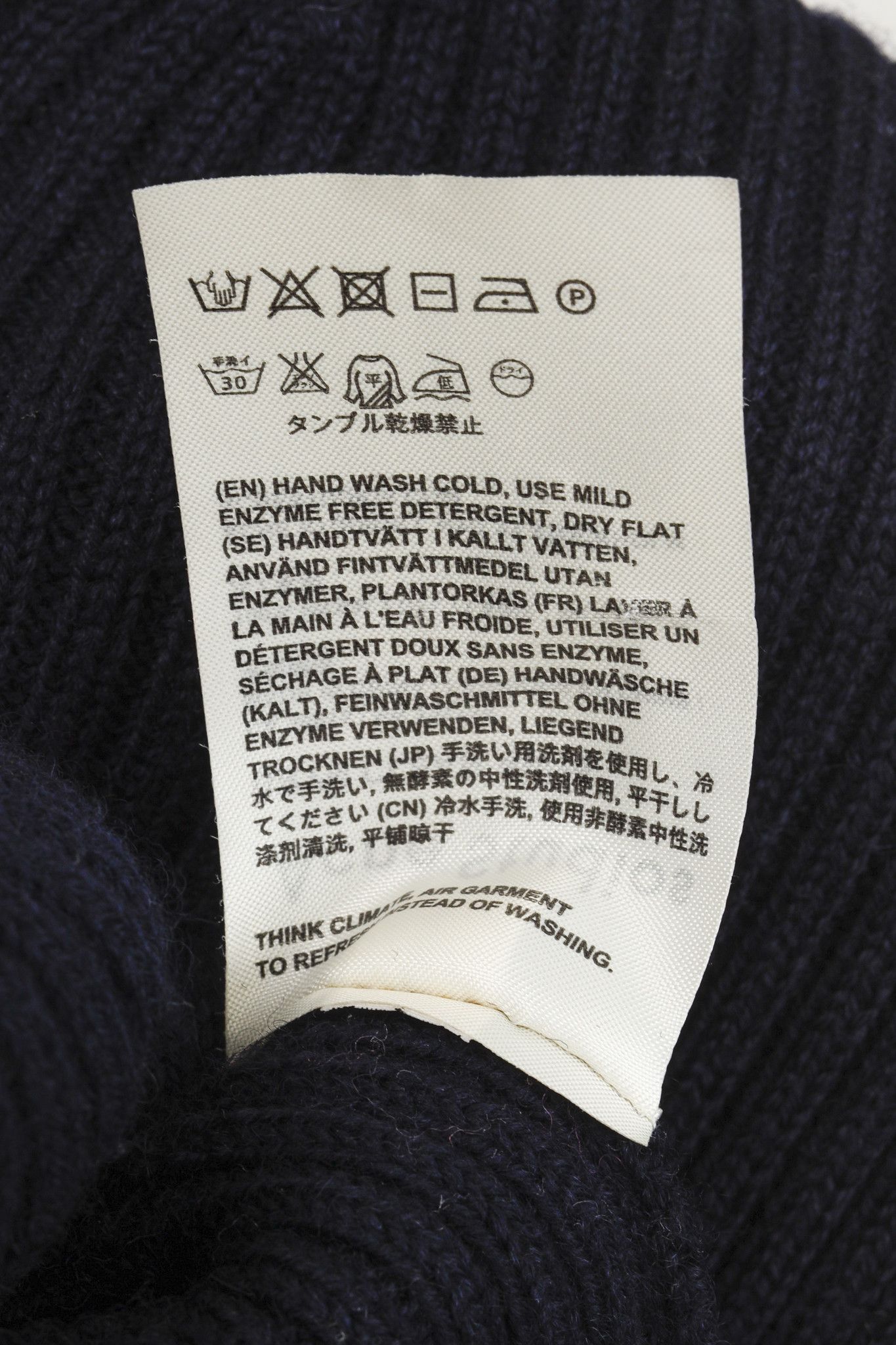 Acne Studios Acne Studios 2015 Bryn Clean Navy Wool Turtleneck Sweater Size S / US 4 / IT 40 - 9 Thumbnail
