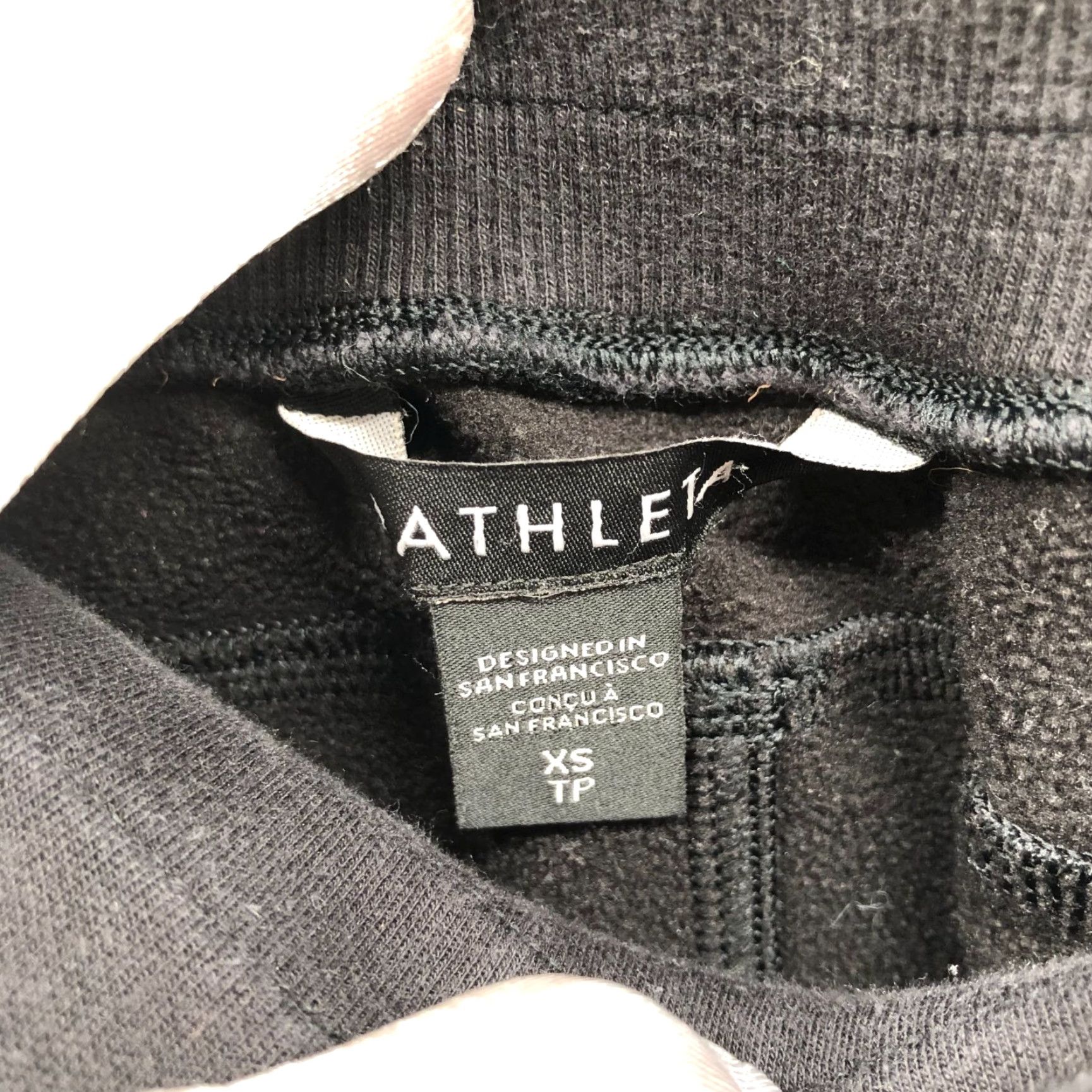 Athleta Athleta Jogger Sweatpants Womens XS Black Mid Rise Zip Pocket Fleece Drawstring Jogger Athleisure Winter Fall Spring Size 26" / US 2 / IT 38 - 5 Thumbnail