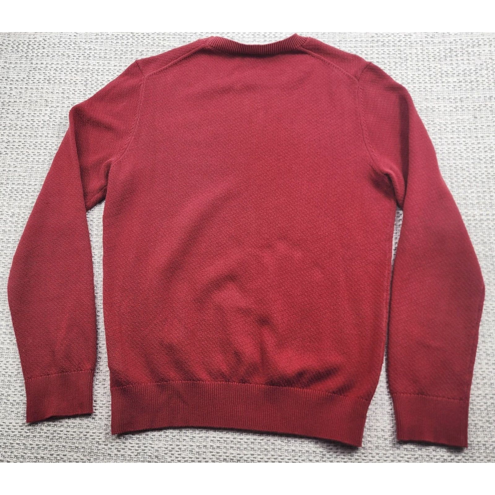 Lacoste Lacoste Sweater Mens XS Red Crewneck Pullover Knit Chest Pocket Logo Size US XS / EU 42 / 0 - 7 Thumbnail