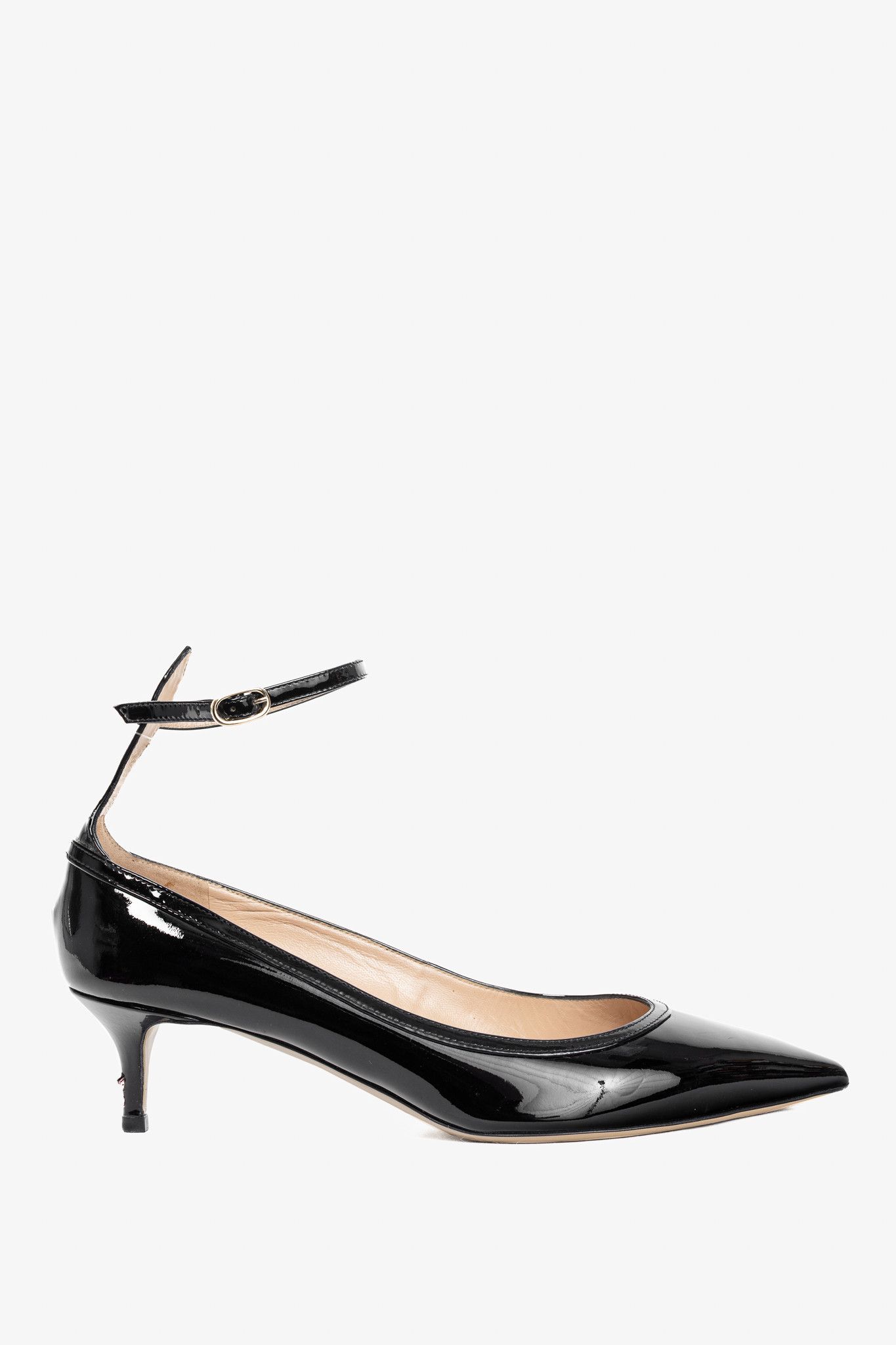 Valentino Valentino Garavani Nero Patent-Leather Mary-Jane Pumps Size US 8.5 / IT 38.5 - 1 Thumbnail