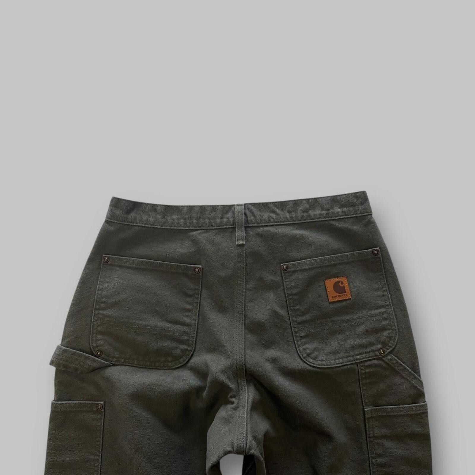 Carhartt Moss green Carhratt Double knee Size US 30 / EU 46 - 4 Thumbnail