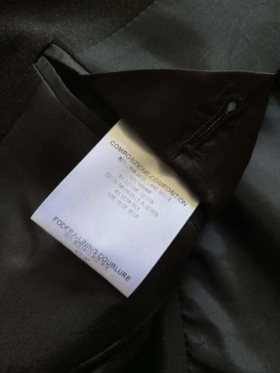Alexander McQueen RARE ALEXANDER MCQUEEN BLACK WOOL SATIN LAPEL BLAZER Size 38R - 13 Thumbnail