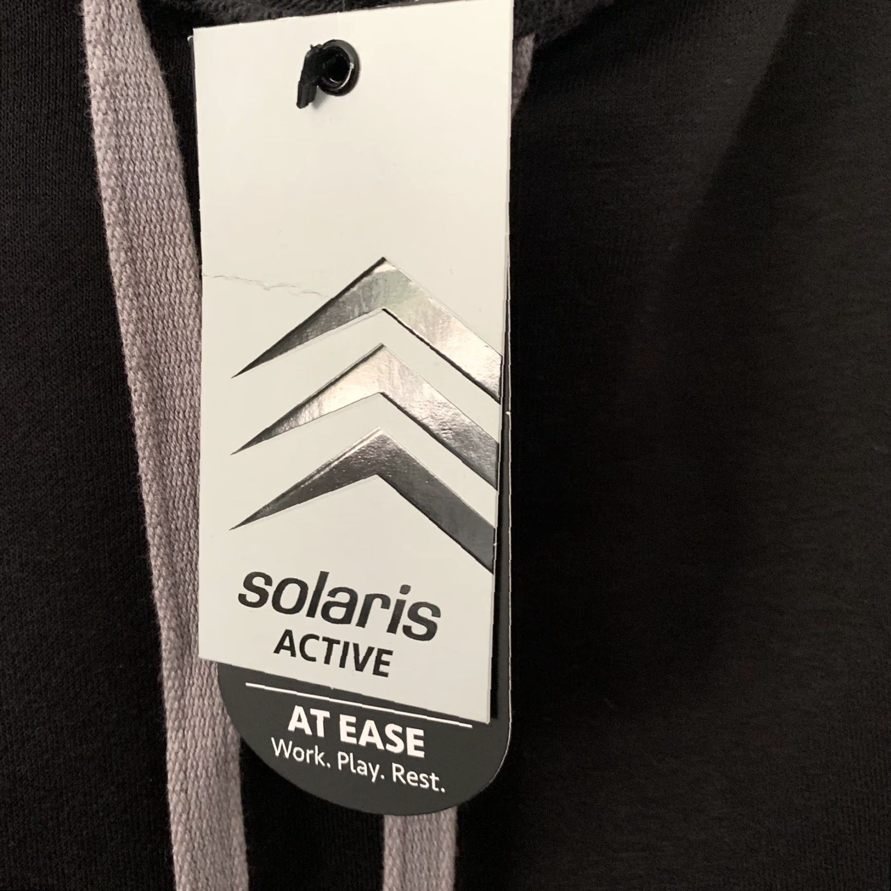 Vintage Solaris Hooded Pullover Mens S Black Hoodie Sweatshirt Pullover Logo Breathable Reflective French Terry Size US S / EU 44-46 / 1 - 4 Thumbnail