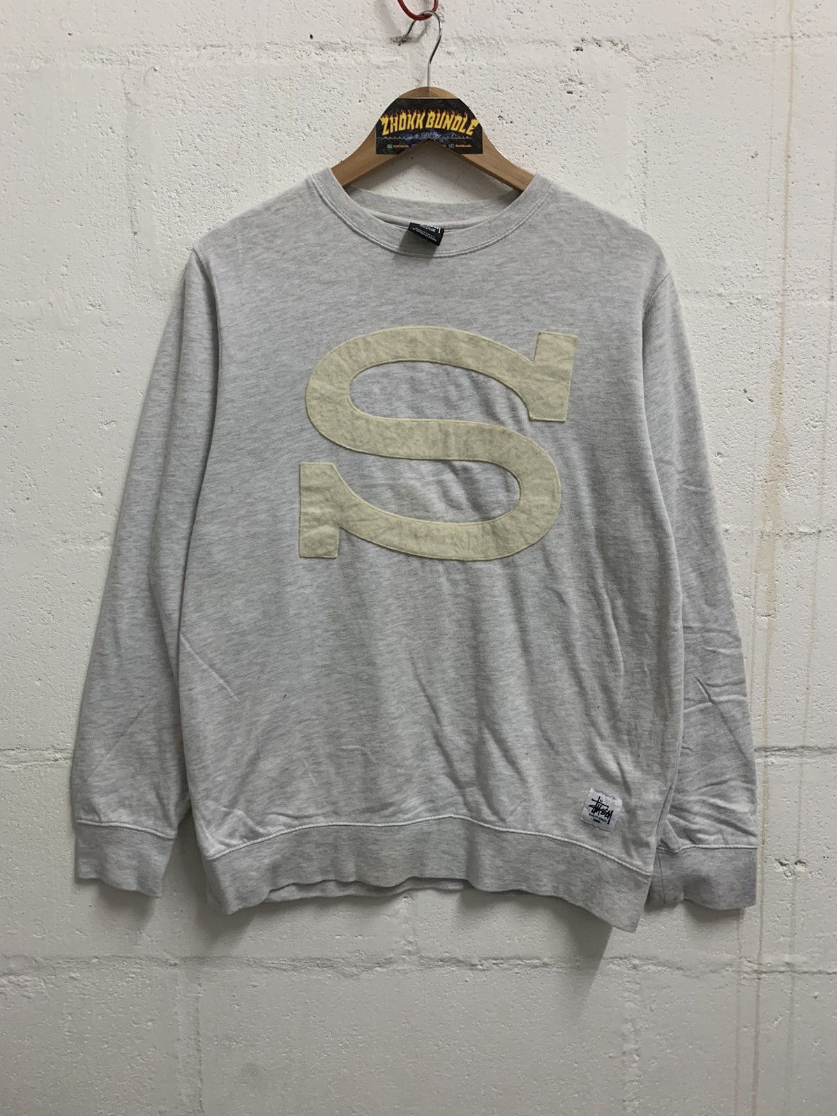 Japanese Brand Vintage Stussy S Big Logo Sweatshirt Size US M / EU 48-50 / 2 - 1 Thumbnail
