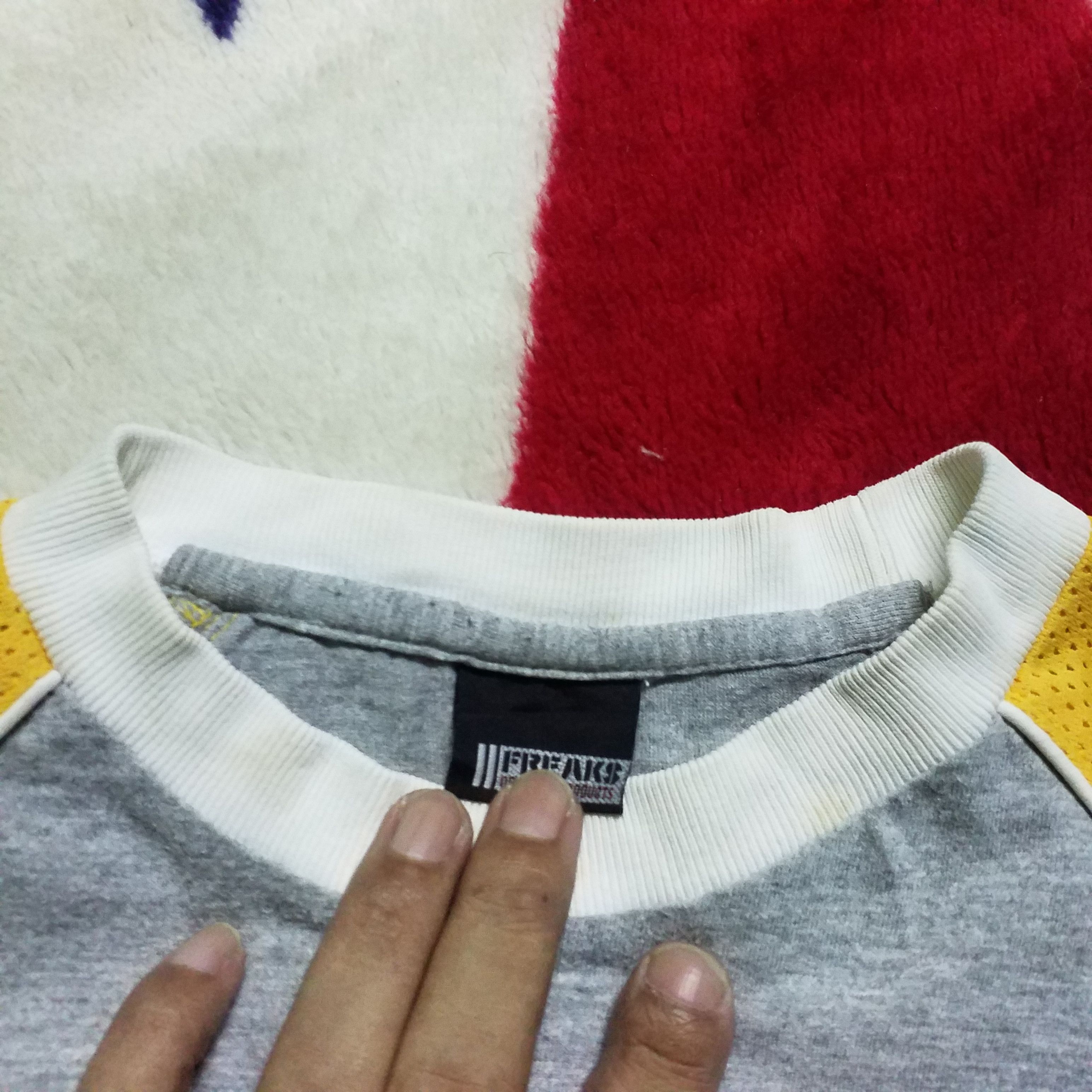 Japanese Brand FREAKS LONG SLEEVE MESH Size US L / EU 52-54 / 3 - 4 Thumbnail