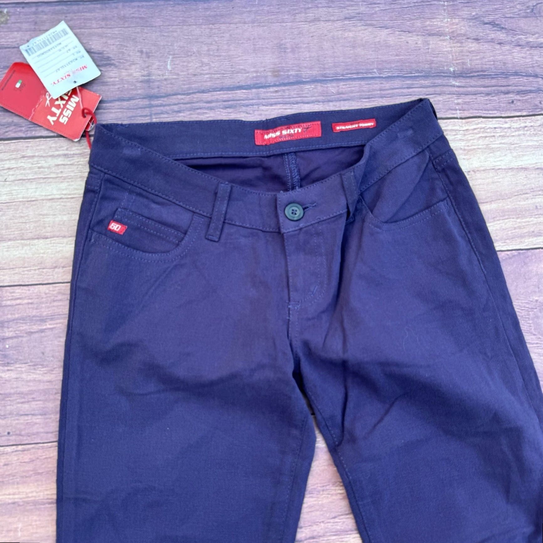 Miss Sixty VINTAGE Miss Sixty Jeans Flared Pants 27 Purple Denim Italy Women's Regular Size 27 Jeans Miss Sixty 60s Theme Size 27" / US 4 / IT 40 - 3 Thumbnail