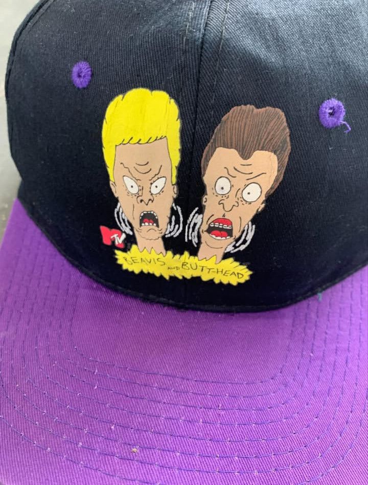 Band Tees Vintage Beavis & Butthead Twotone Hat Size ONE SIZE - 2 Thumbnail