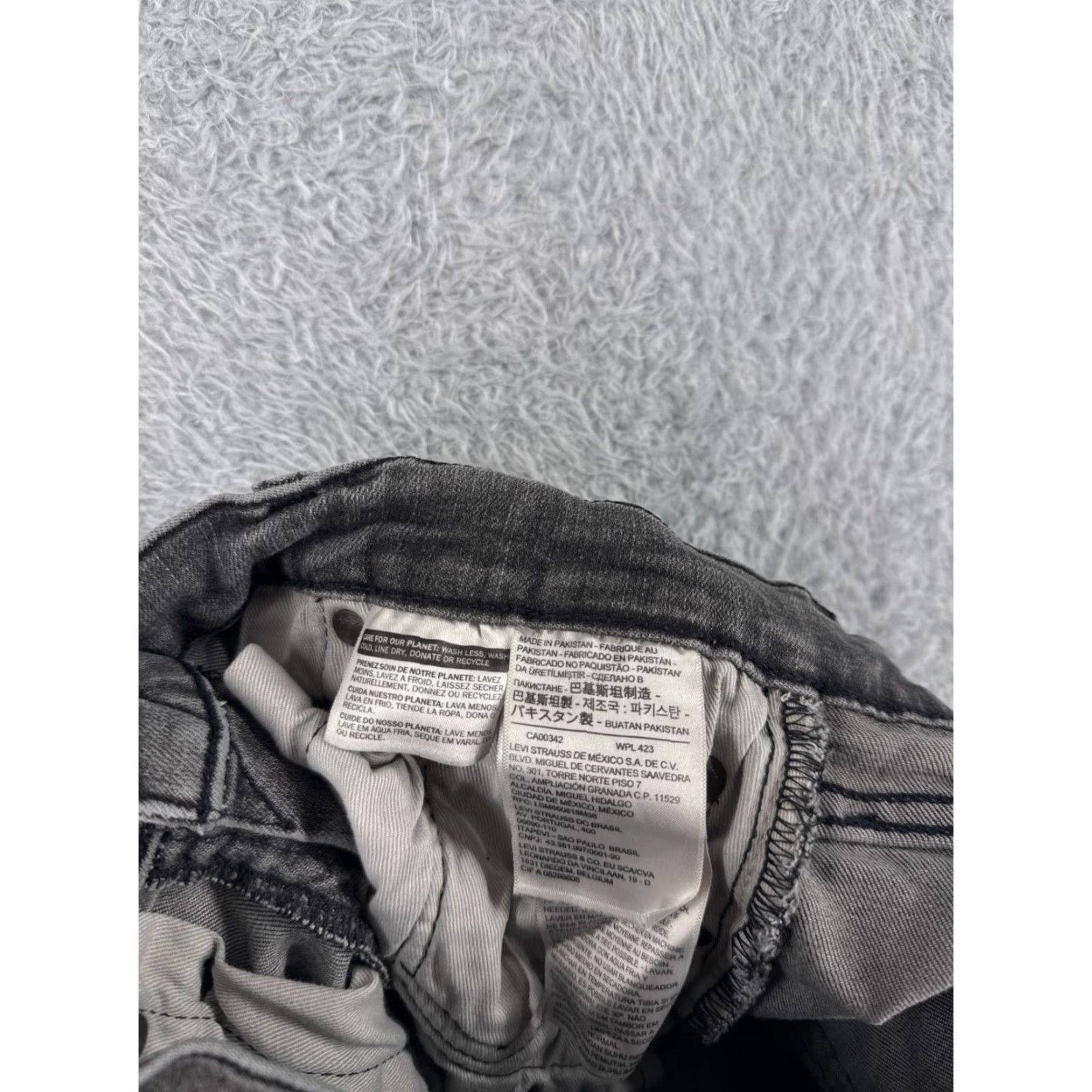Levi's Levi's 512 Jeans Regular 30 Black Denim Cotton 5-Pocket Distressed Stretch Skinny Vintage No Size US 30 / EU 46 - 7 Thumbnail