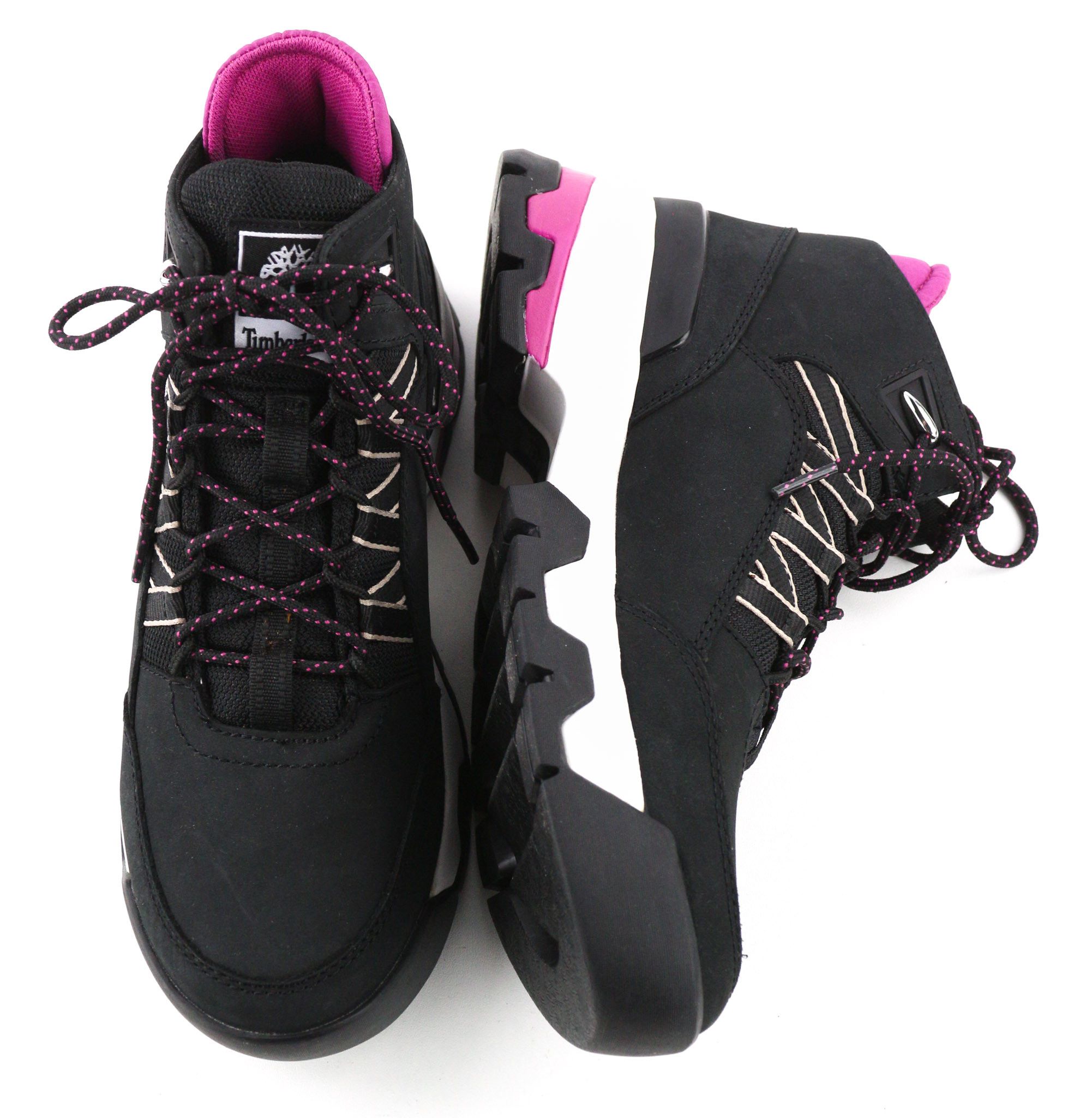 Timberland A2H41-A6319 EU37.5/38 Black Leather Trainers 80572 Size US 7.5 / IT 37.5 - 6 Thumbnail