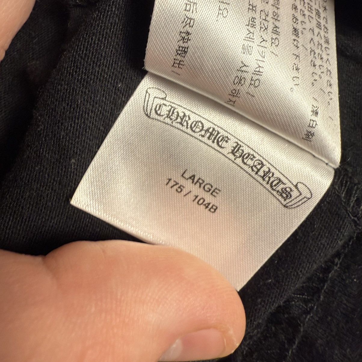 Chrome Hearts Chrome Hearts Script Logo ‘Black’ Long Sleeve Size US L / EU 52-54 / 3 - 12 Thumbnail