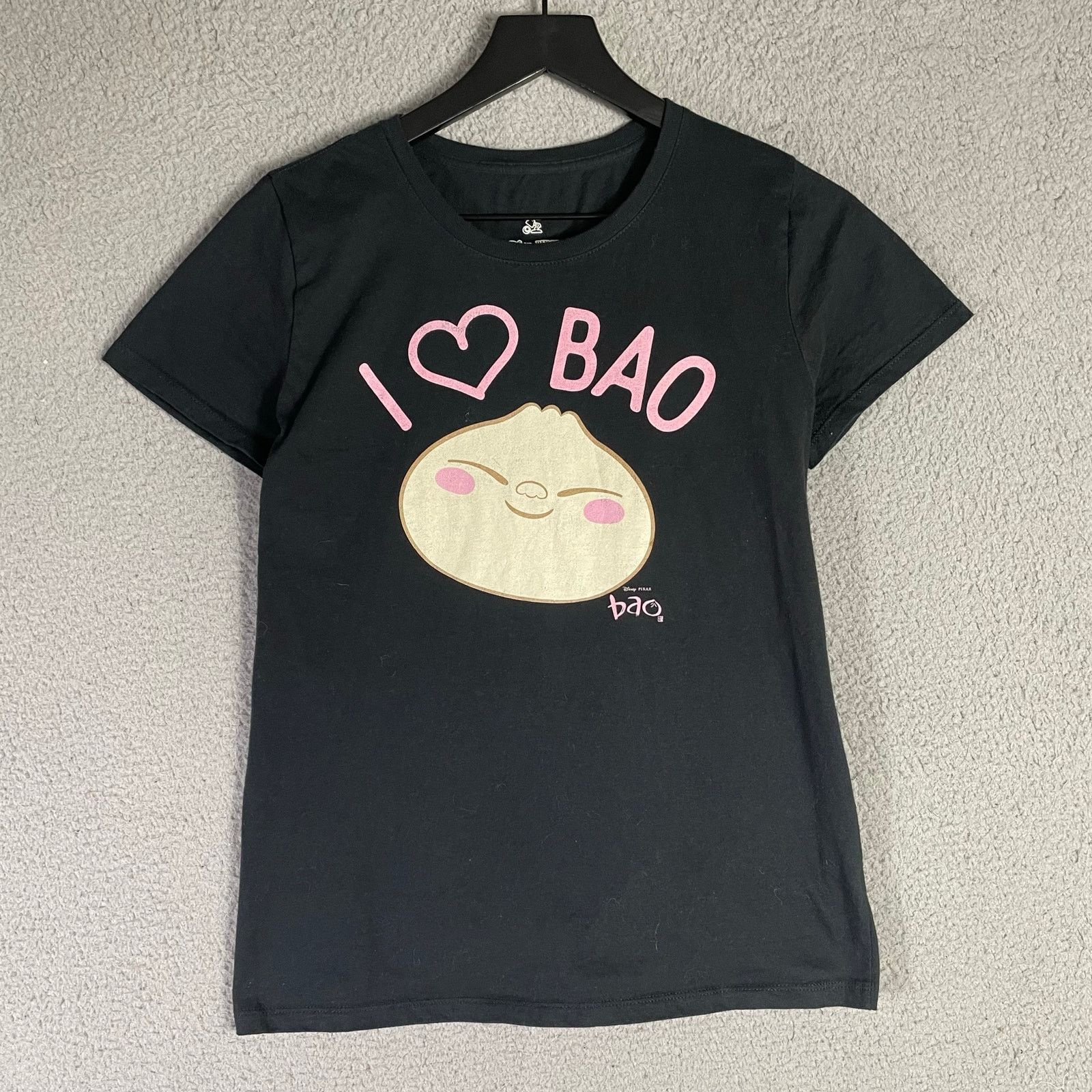 Disney Disney Pixar Bao I Love Bao Black Graphic T-Shirt Small Size S / US 4 / IT 40 - 7 Thumbnail