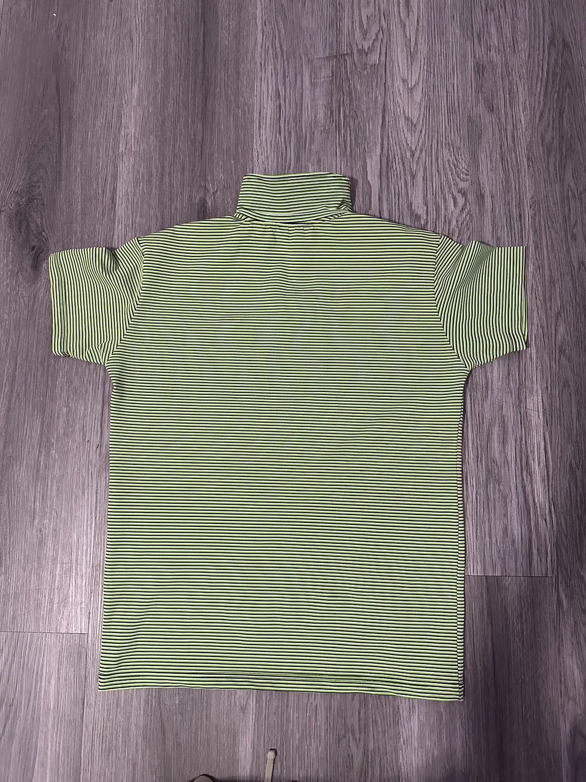 Versace Green striped versace shirt Size US XL / EU 56 / 4 - 8 Thumbnail