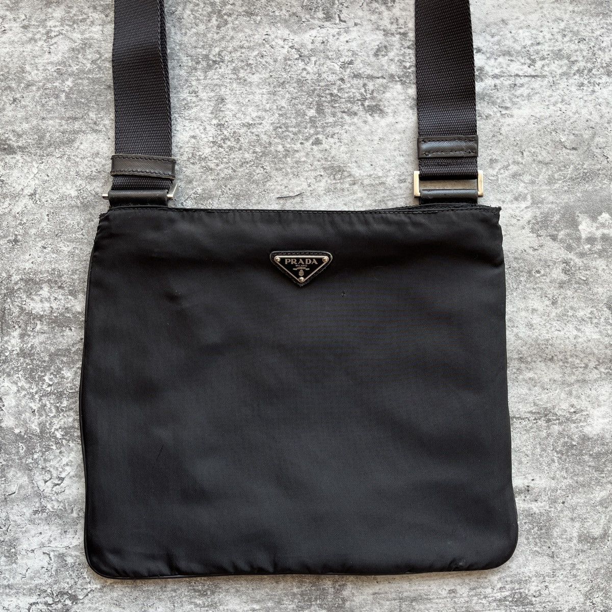 Prada Prada Nylon Messenger Crossbody Sling Bag Size ONE SIZE - 2 Thumbnail
