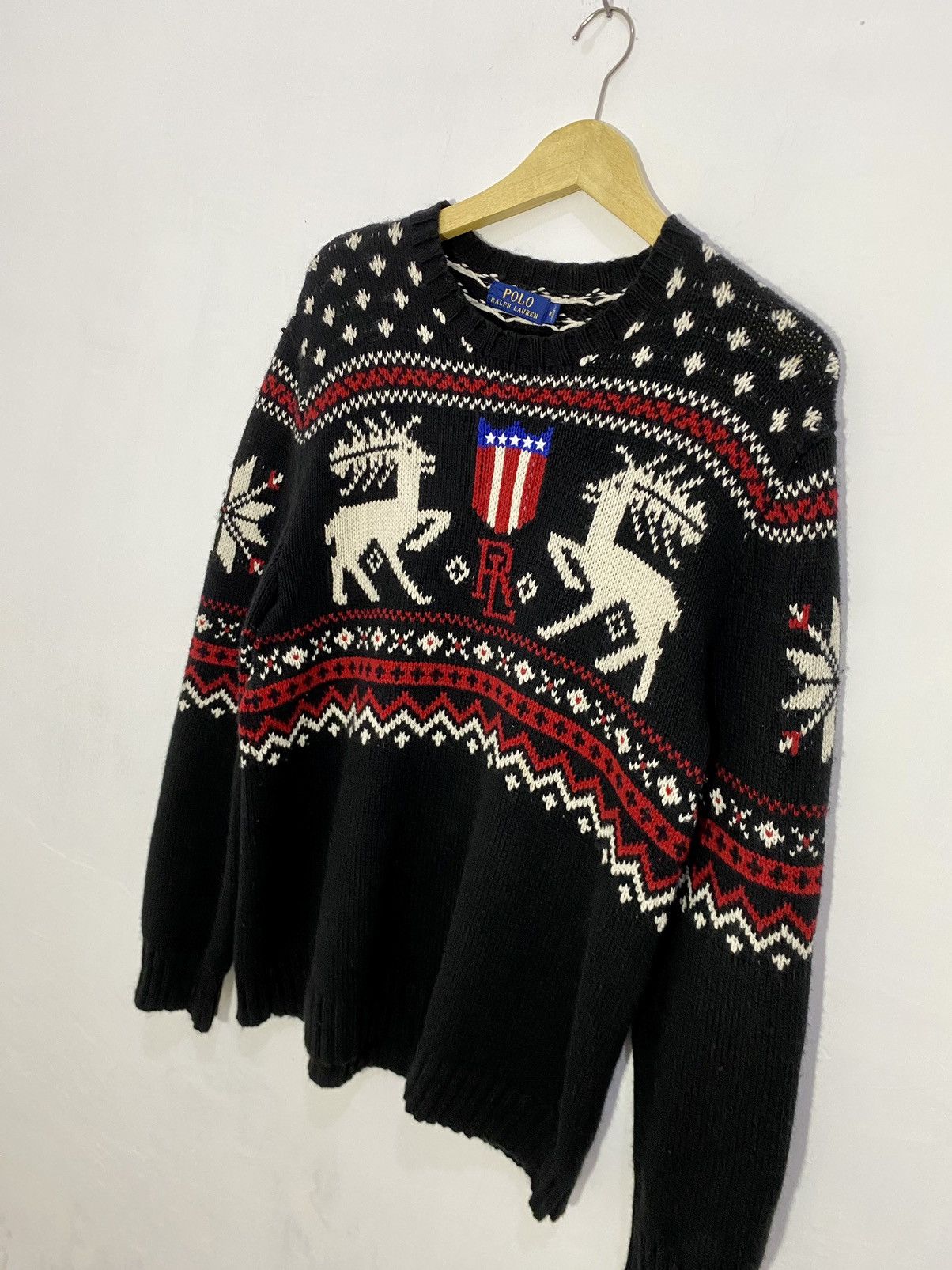 Polo Ralph Lauren × Ralph Lauren × Vintage 💥Aztec💥Ralph Lauren Classic Knitwear Size US L / EU 52-54 / 3 - 6 Thumbnail