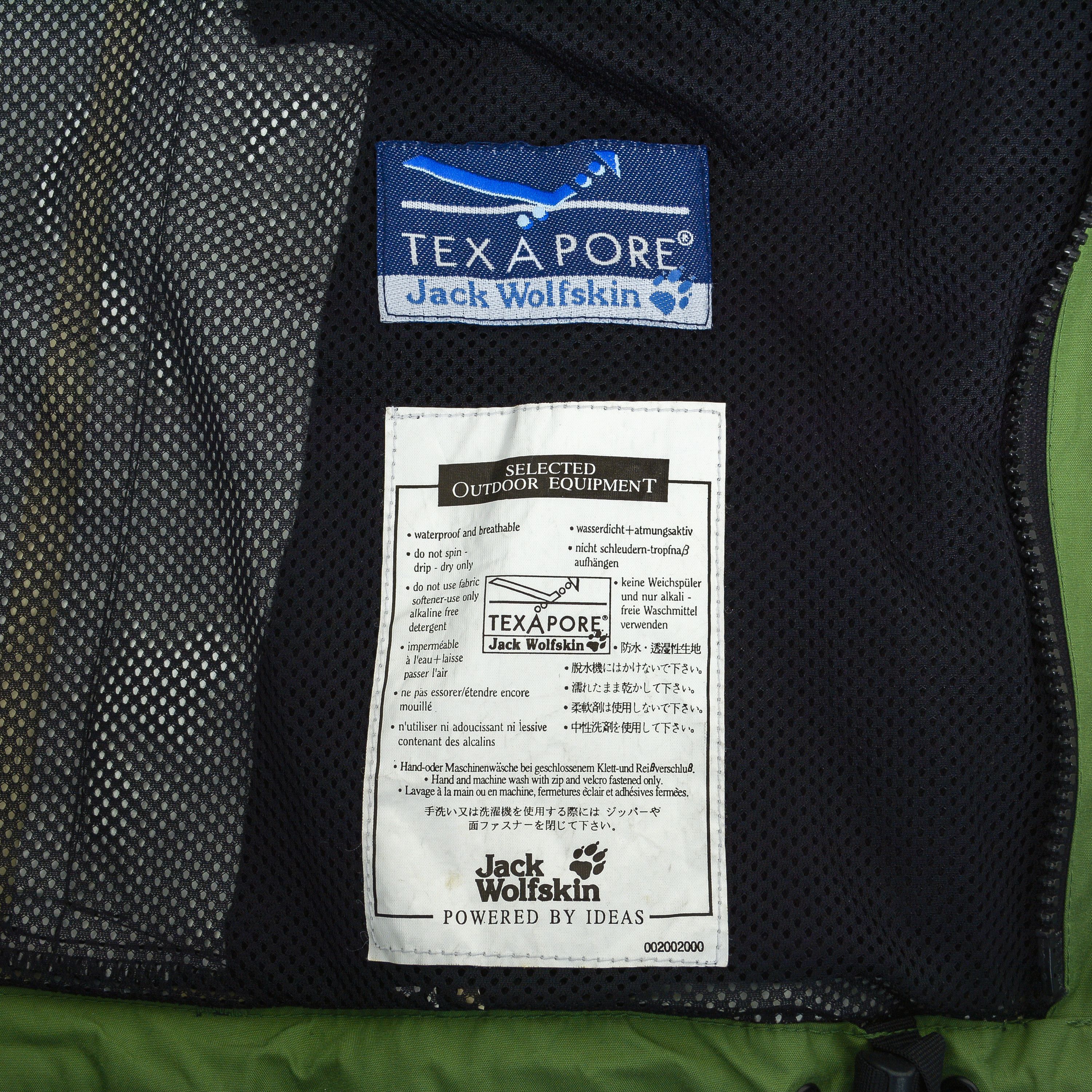 Jack Wolfskin Texapore Men Parka Hooded Jacket Raincoat Waterproof Outdoor Size US L / EU 52-54 / 3 - 6 Thumbnail
