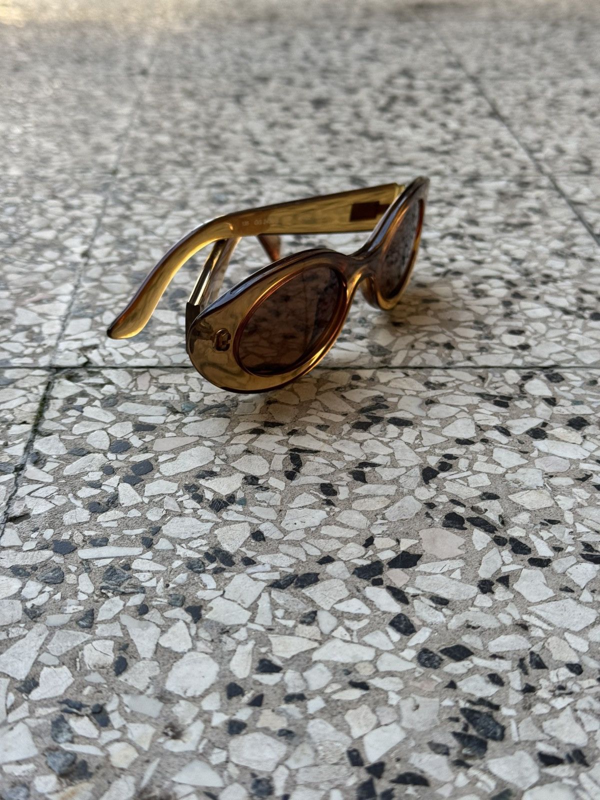 Gucci × Vintage GUCCI Sunglasses GG2430/S 4UF Side G Logo Clear Brown Size ONE SIZE - 3 Thumbnail