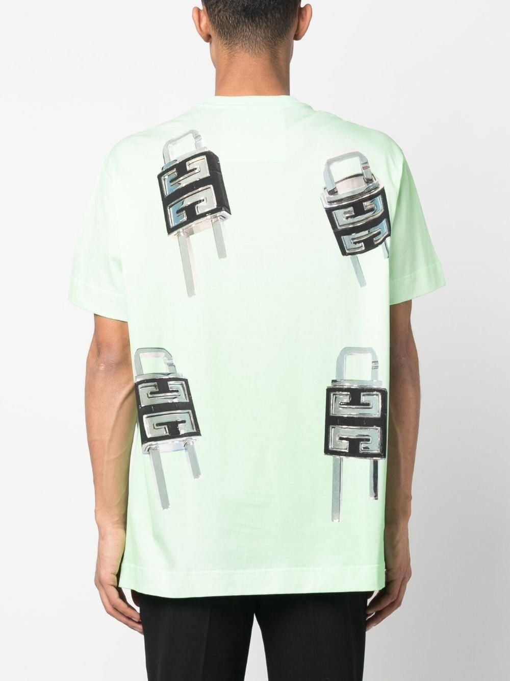 Givenchy o1mle0125 Oversized Fit T-Shirt in Bright Green Size US XL / EU 56 / 4 - 4 Thumbnail