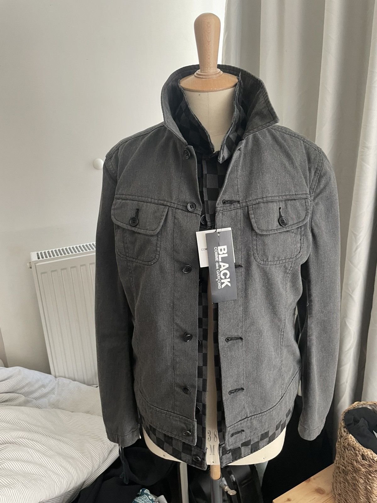 Comme des Garcons Black × Comme des Garcons Homme Plus × Junya Watanabe Comme des garçons Jacket Size US L / EU 52-54 / 3 - 3 Thumbnail