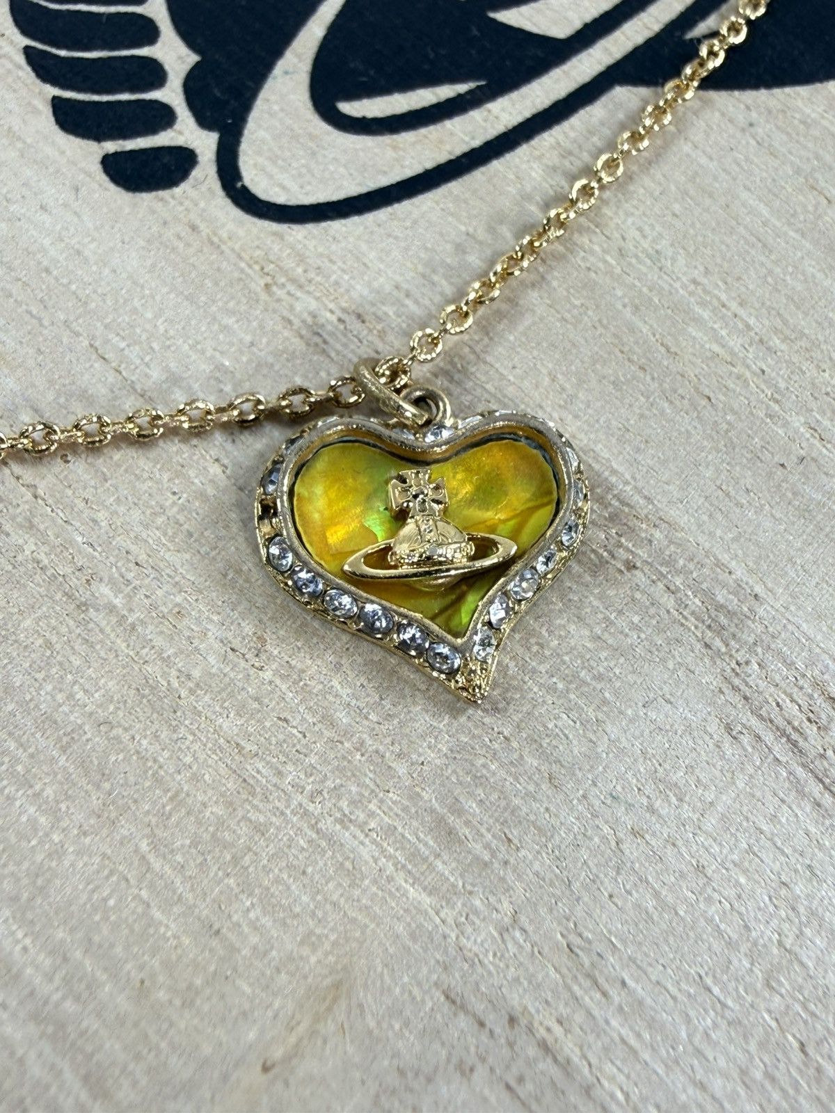 Vivienne Westwood Vivienne Westwood Petra Heart Pendant Necklace In Gold Size ONE SIZE - 8 Thumbnail