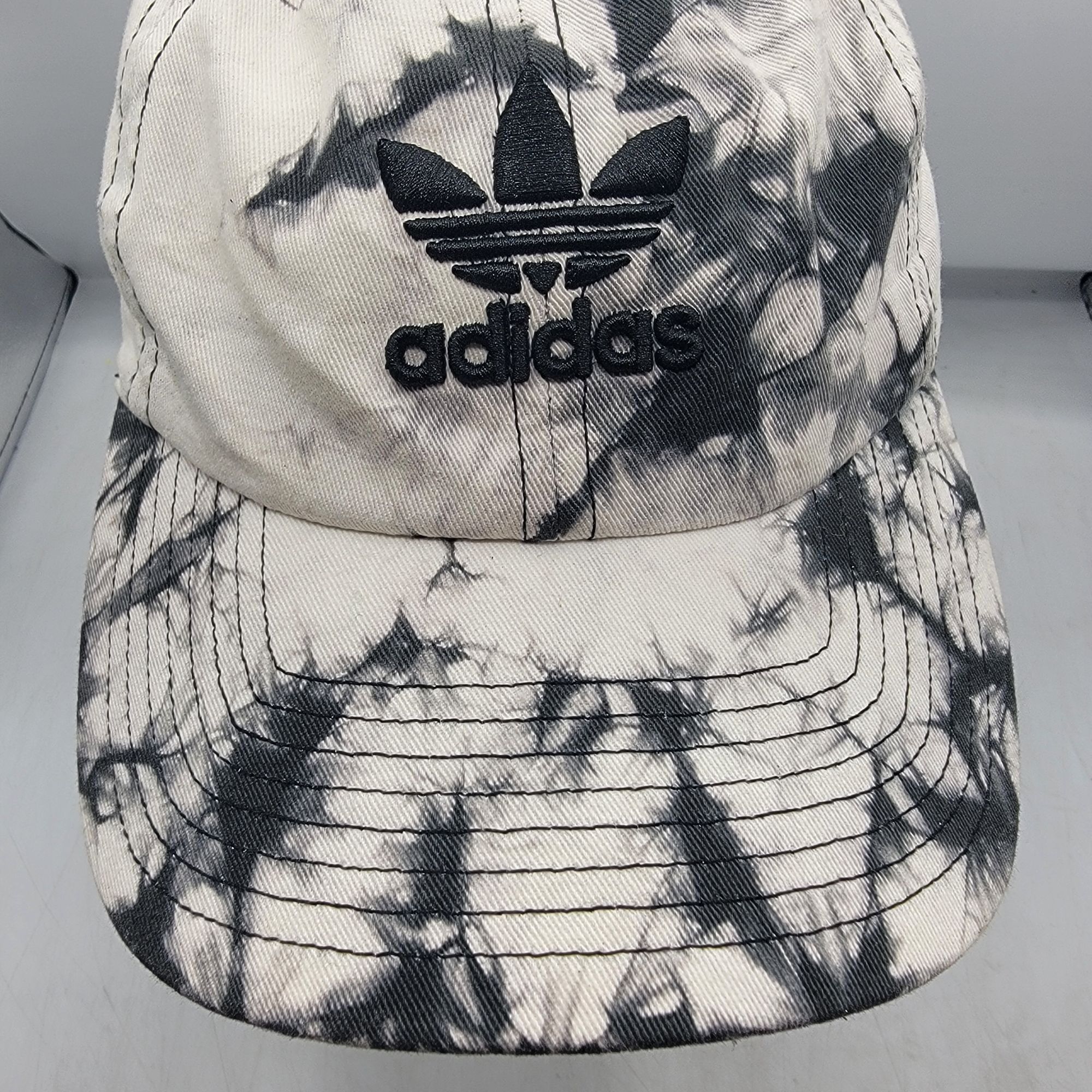 Adidas Adidas Tie Dye Adults Black White Baseball Hat Cap Adjustabl Size ONE SIZE - 10 Thumbnail