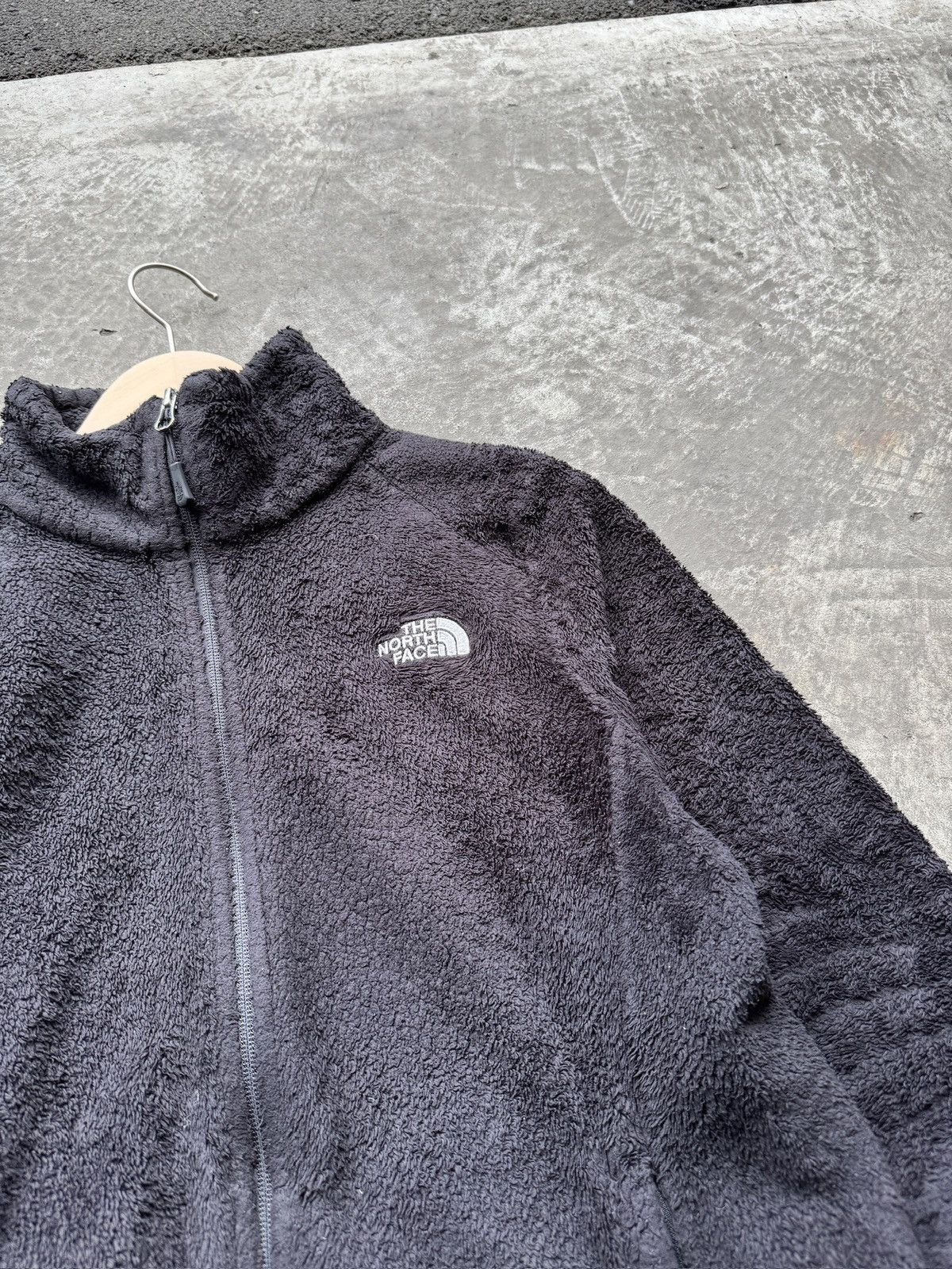Japanese Brand × The North Face Vintage Y2K TNF black soft fleece zip up Sherpa sweater Size US M / EU 48-50 / 2 - 2 Thumbnail