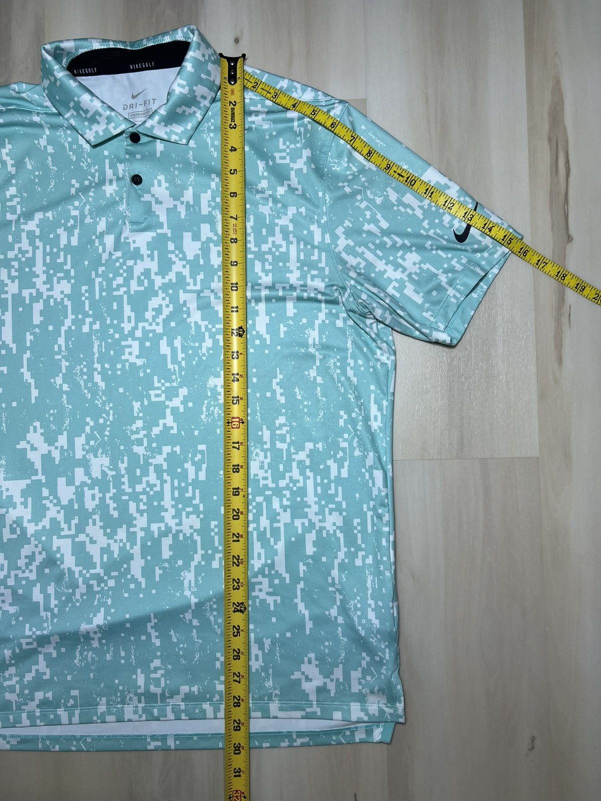 Nike Nike Golf Polo Men’s Sz Med Green Digital Camo CU9533-307 Size US M / EU 48-50 / 2 - 4 Thumbnail