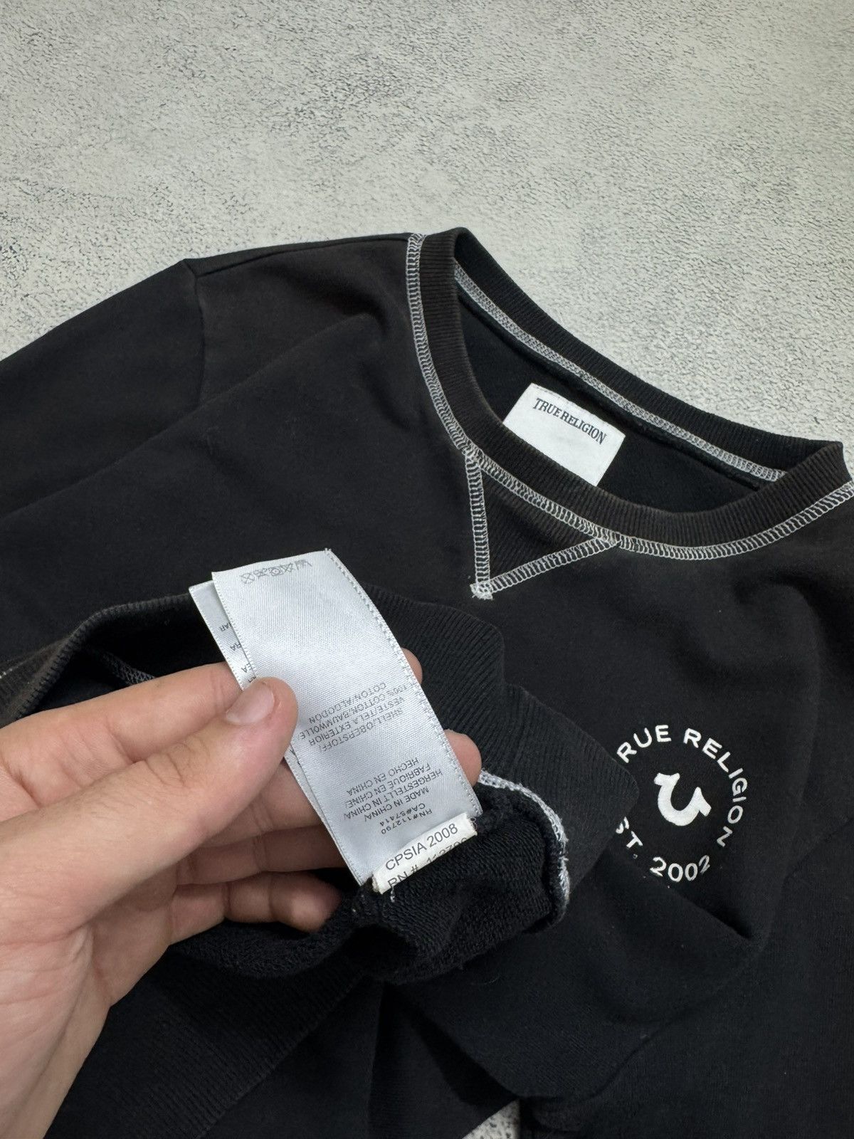 True Religion Vintage Y2k True Religion Sweatshirt Size L / US 10 / IT 46 - 12 Thumbnail