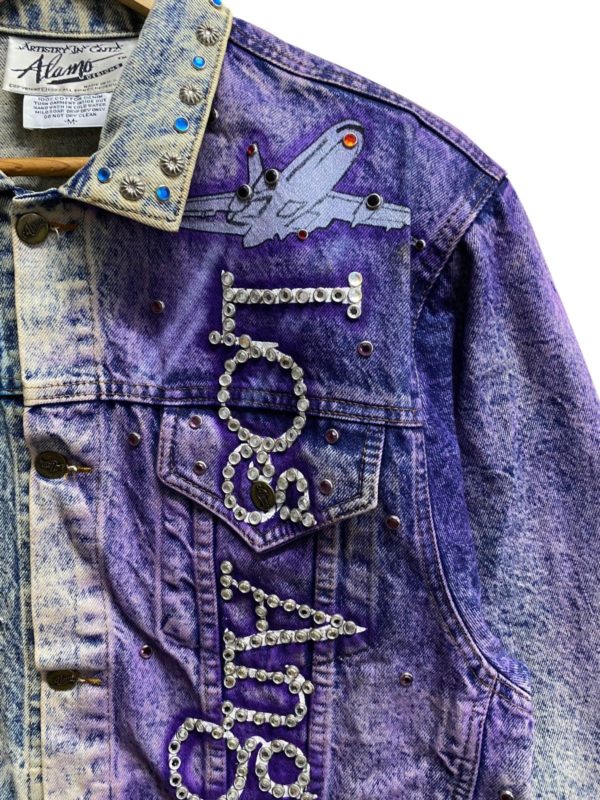 Vintage Rare Vintage Hand Painted Tony Alamo Trucker Denim 1989s Size US M / EU 48-50 / 2 - 6 Thumbnail