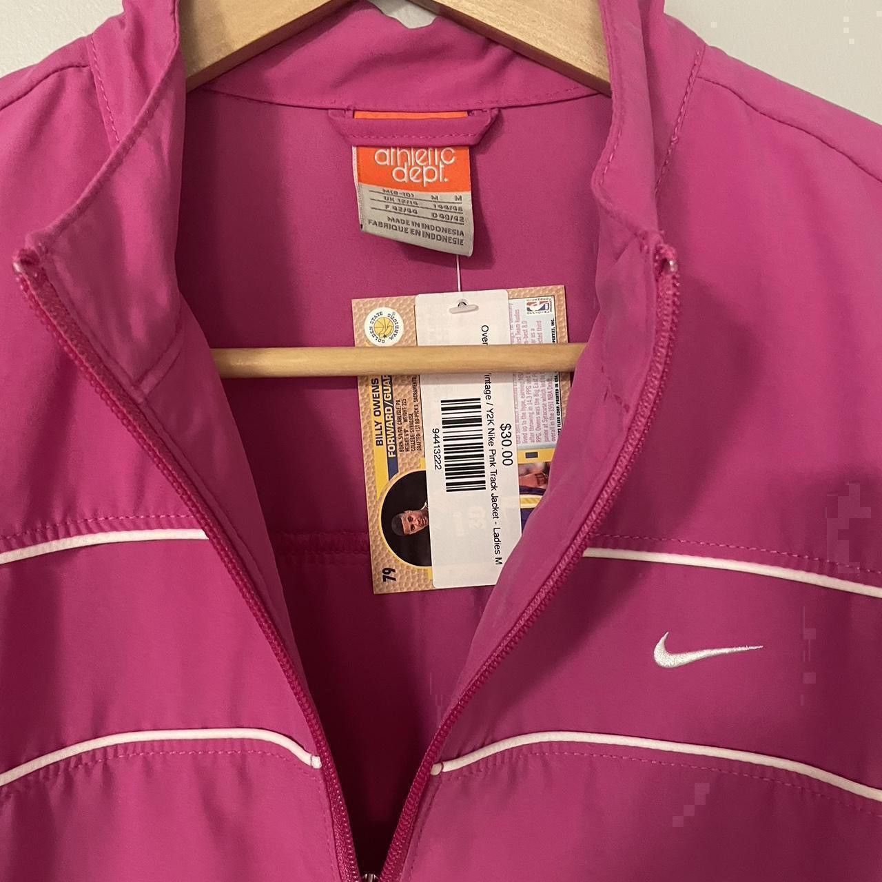Other Ladies Y2K 2000’s Nike Zip-up Track Jacket Size M / US 6-8 / IT 42-44 - 3 Thumbnail