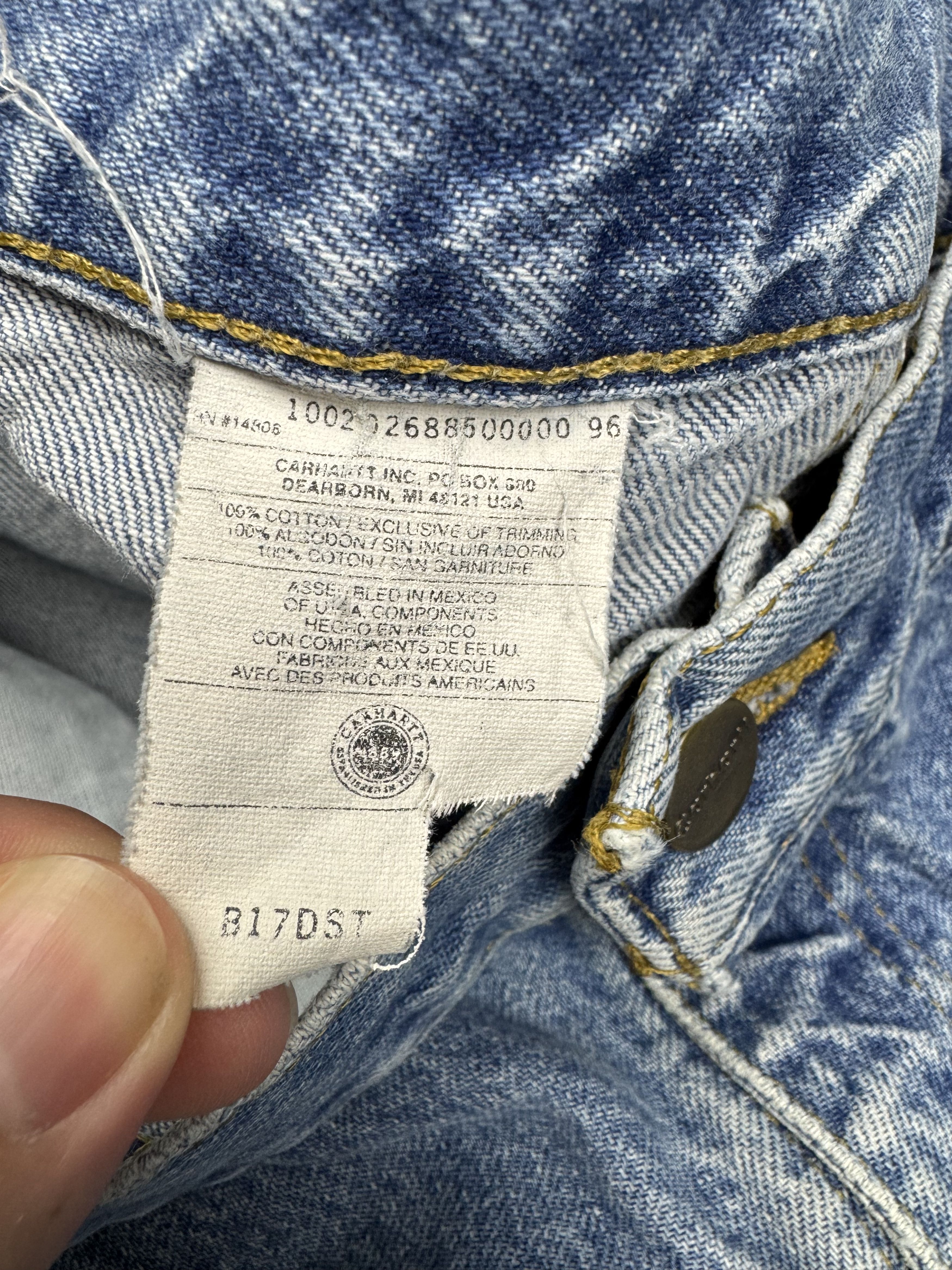 Carhartt Vintage Carhartt Jeans 36x28 Relaxed Fit Denim Distressed Size US 36 / EU 52 - 7 Thumbnail