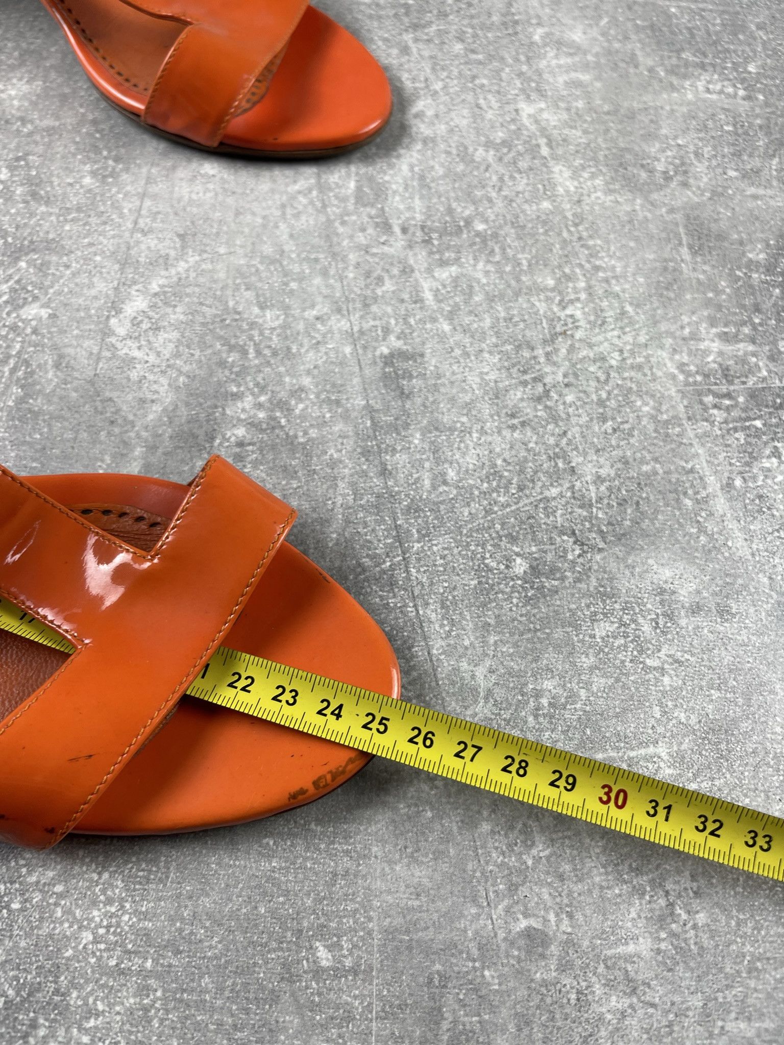 Moschino Moschino leather orange open toe heels sandals shoe Size US 8 / IT 38 - 10 Thumbnail