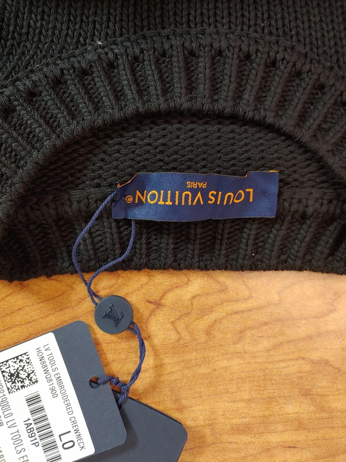 Louis Vuitton Louis Vuitton LV Tools Embroidered Crewneck in Black Size US L / EU 52-54 / 3 - 9 Thumbnail