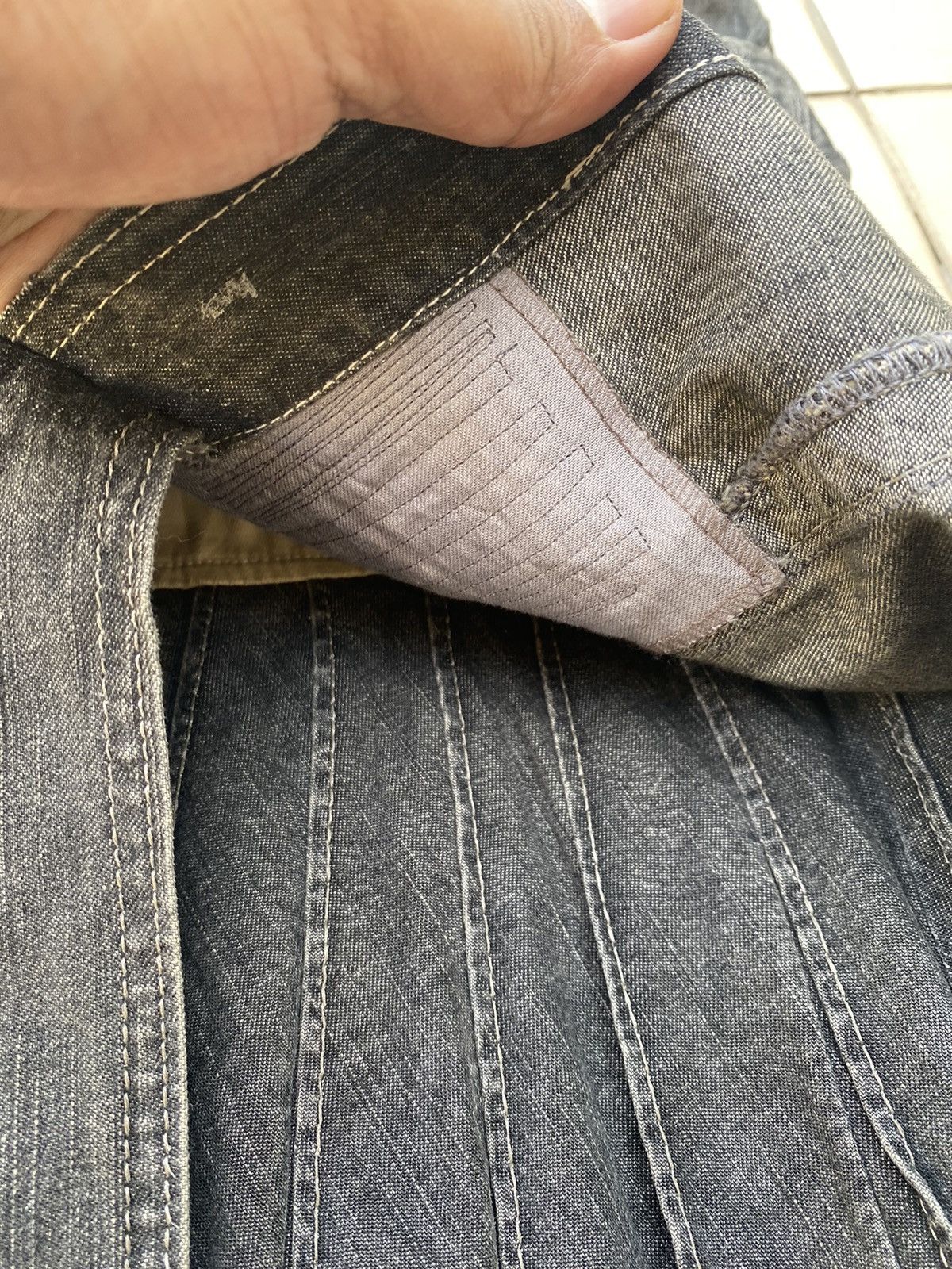 Jean Paul Gaultier vintage jean’s paul gaultier layered gray denim Size 25" / US 0 / IT 36 - 5 Thumbnail