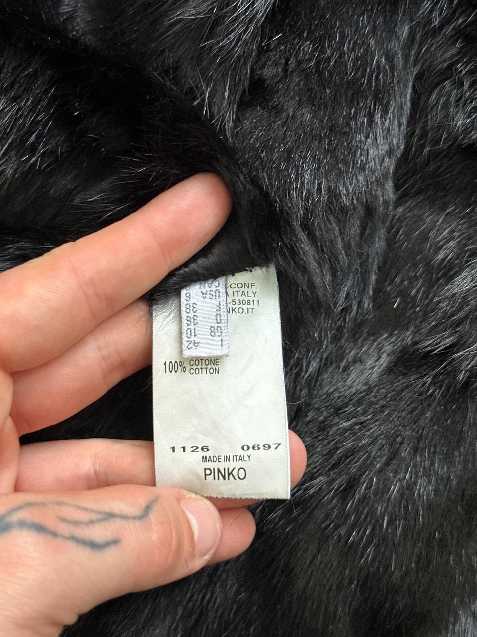 Pinko Vintage Pinko Avantgarde Real Fur Jacket Denim Size S / US 4 / IT 40 - 7 Thumbnail