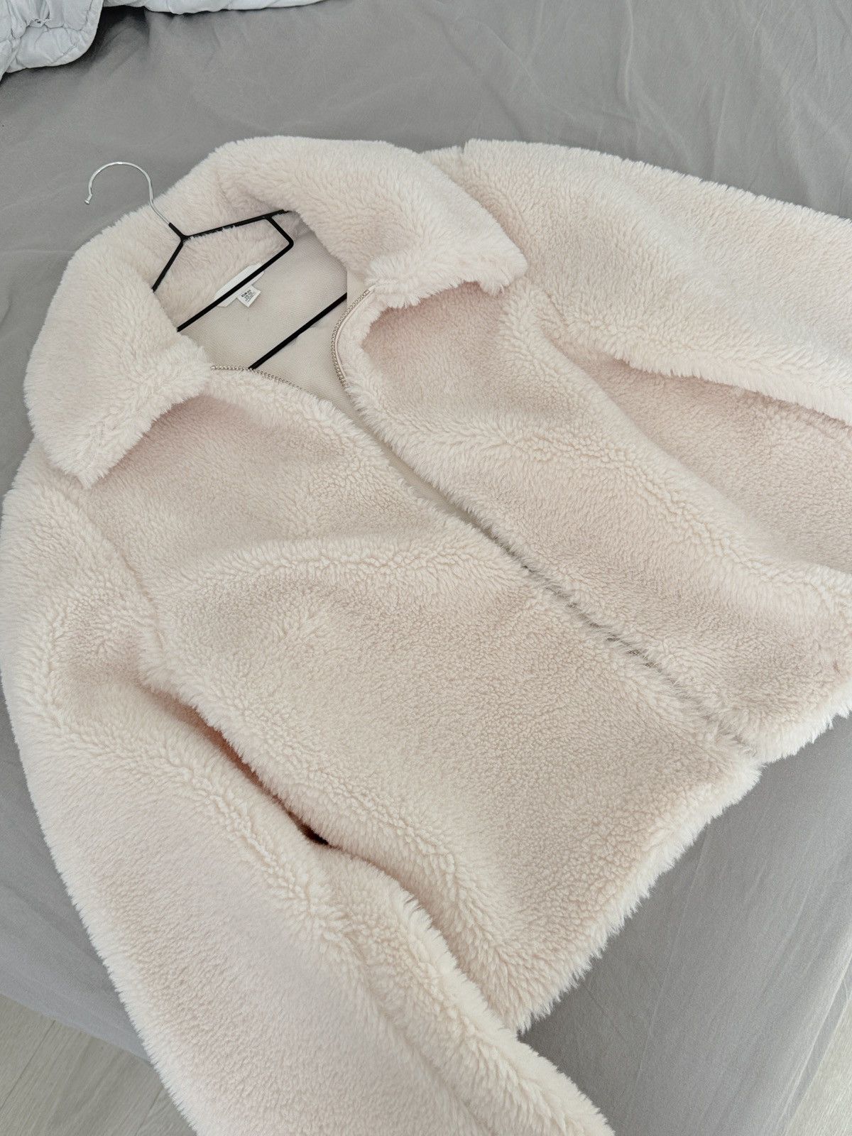 H&M H&m white fur jacket Size XS / US 0-2 / IT 36-38 - 4 Thumbnail