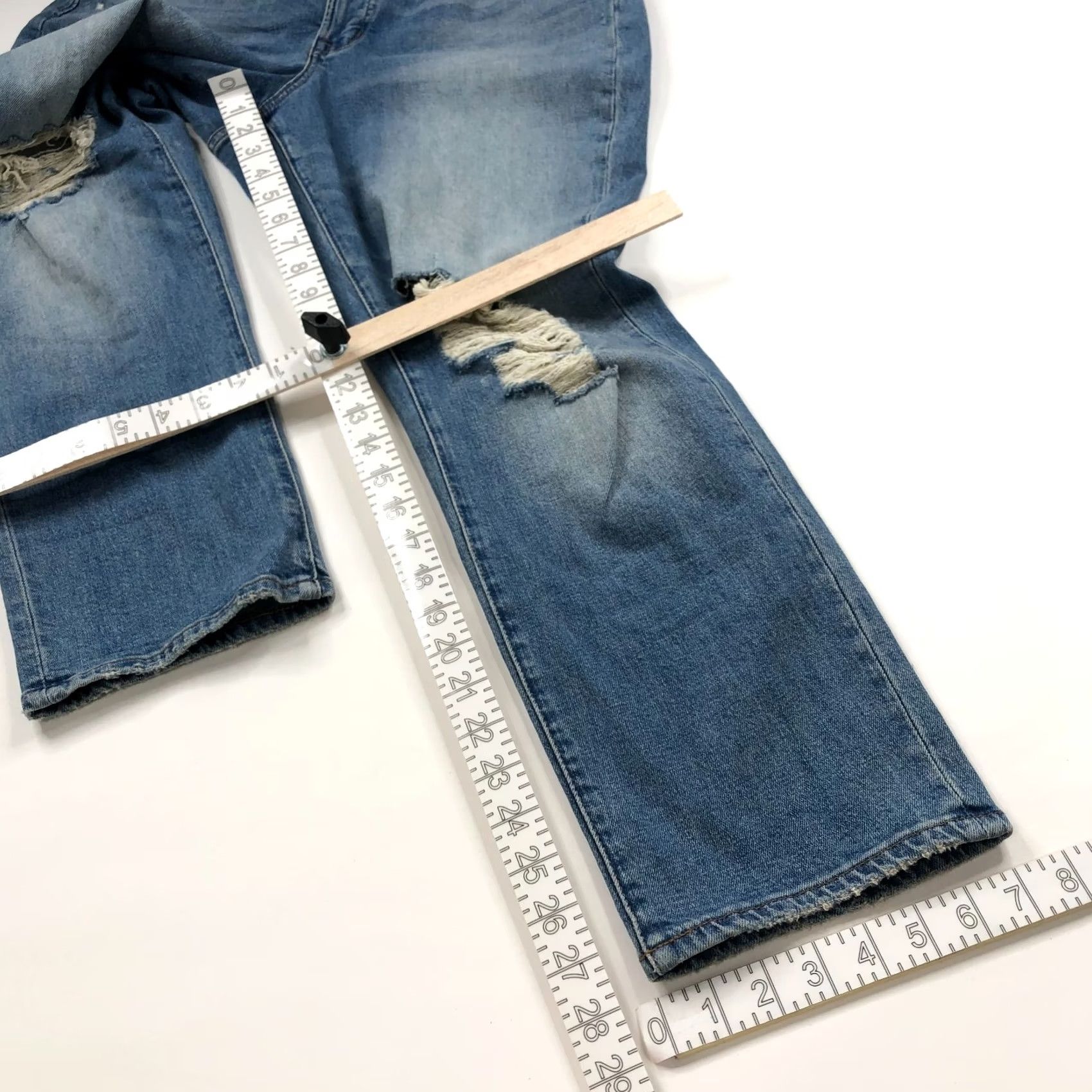 Madewell Madewell Jeans Main Selling Point/Brand Denim 30 High Rise Womens Regular Blue 10.25 28in Inseam 5-Pocket Design Stretch Vintage: No New Condition Size 30" / US 8 / IT 44 - 5 Thumbnail