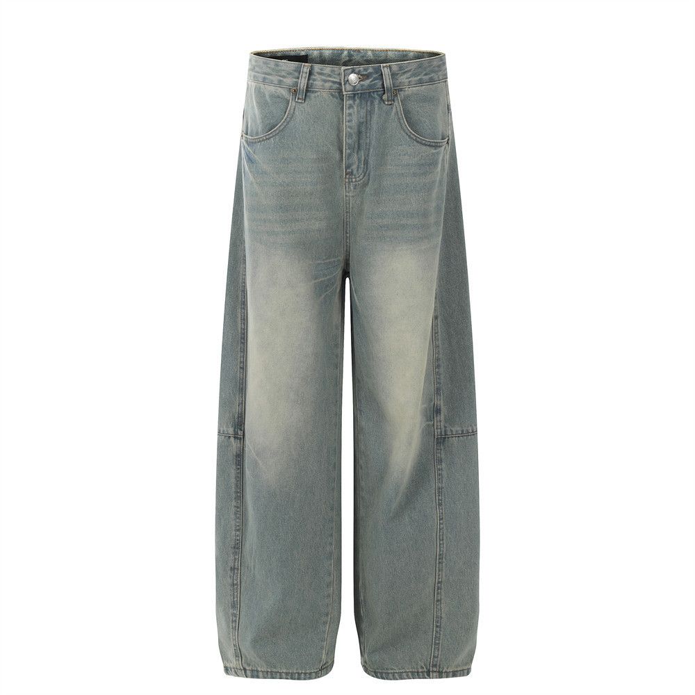 Japanese Brand × Jean Men's retro street style deconstructed washed jeans Size US 34 / EU 50 - 1 Thumbnail