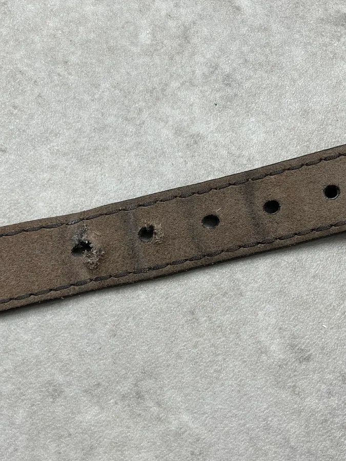 Prada 2000s Prada Grey Suede Leather Belt Size ONE SIZE - 8 Thumbnail