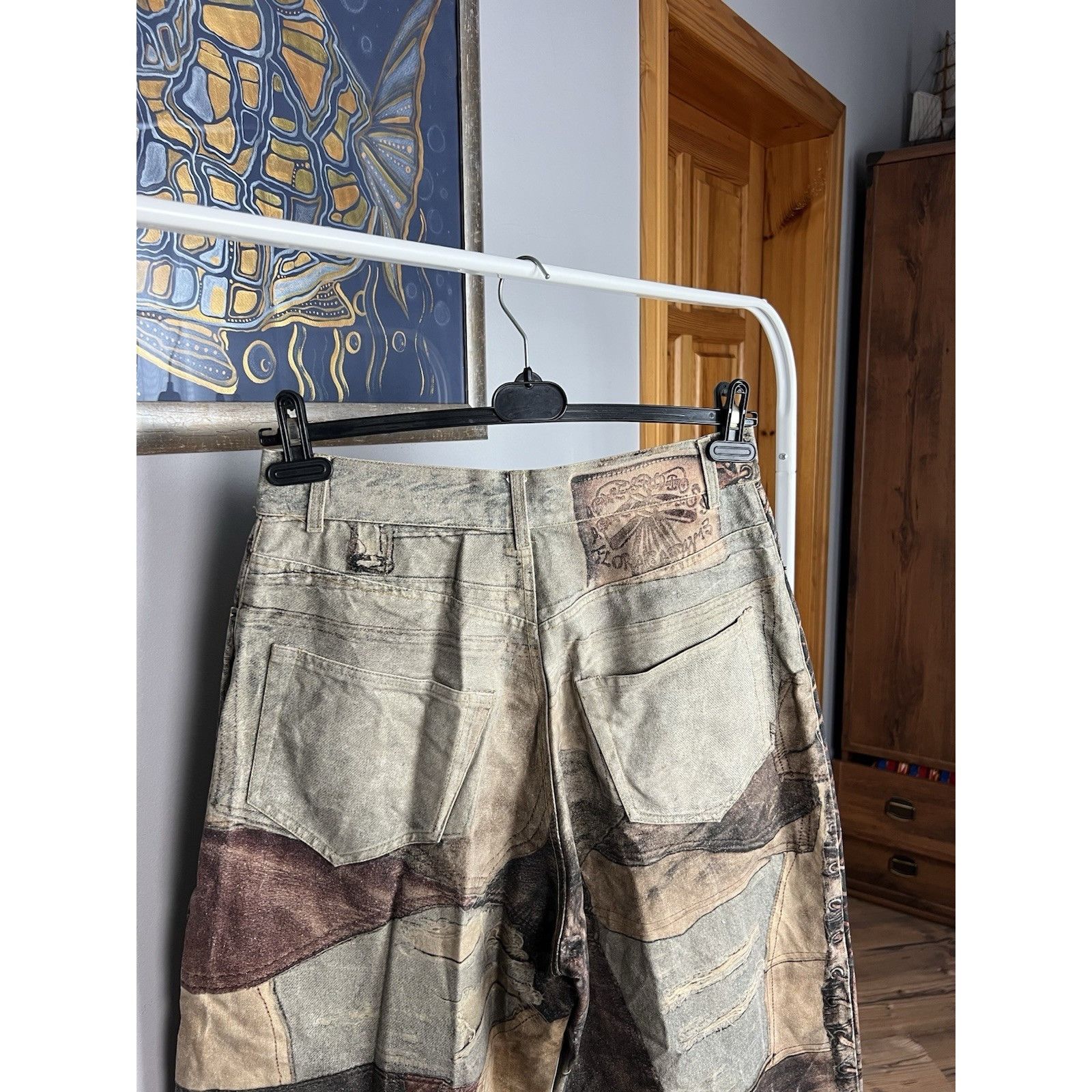 Acne Studios RARE! Acne Studios 3D Printed Patchwork Denim Baggy Loose Je Size US 32 / EU 48 - 7 Thumbnail