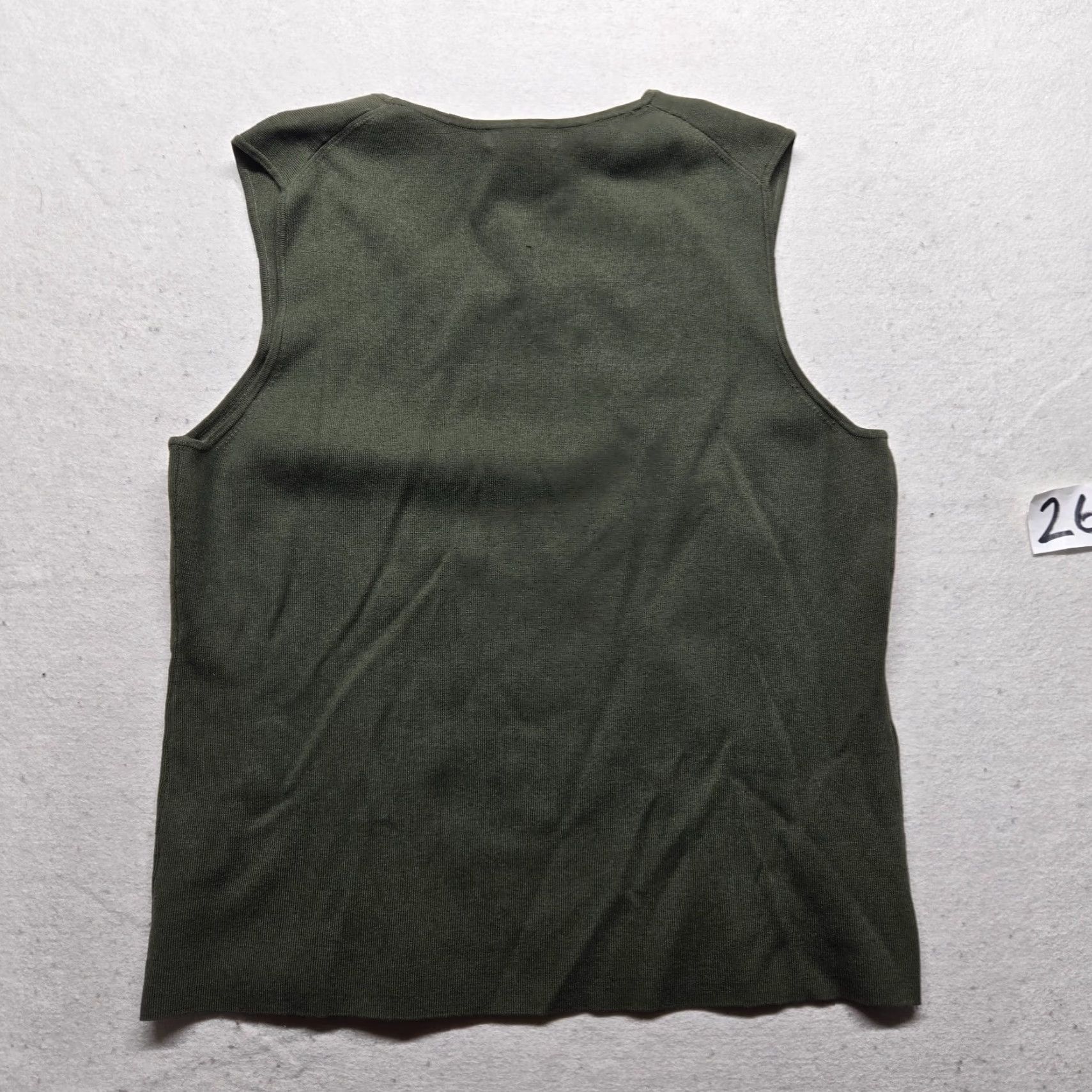 Charter Club Charter Club Tank Top Womens XL Green Nylon Stretch Sleeveless Shirt (Tank) Size XL / US 12-14 / IT 48-50 - 6 Thumbnail