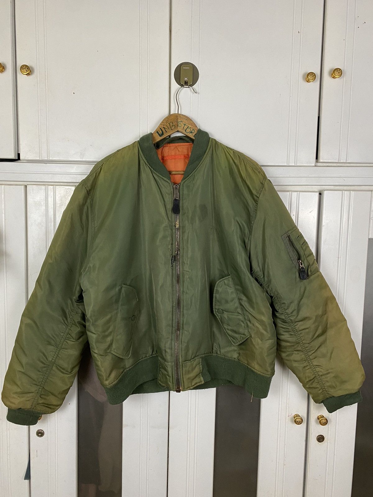 Alpha Industries ✅️Vintage Bomber Jacket Alpha Industries Size US XL / EU 56 / 4 - 1 Thumbnail