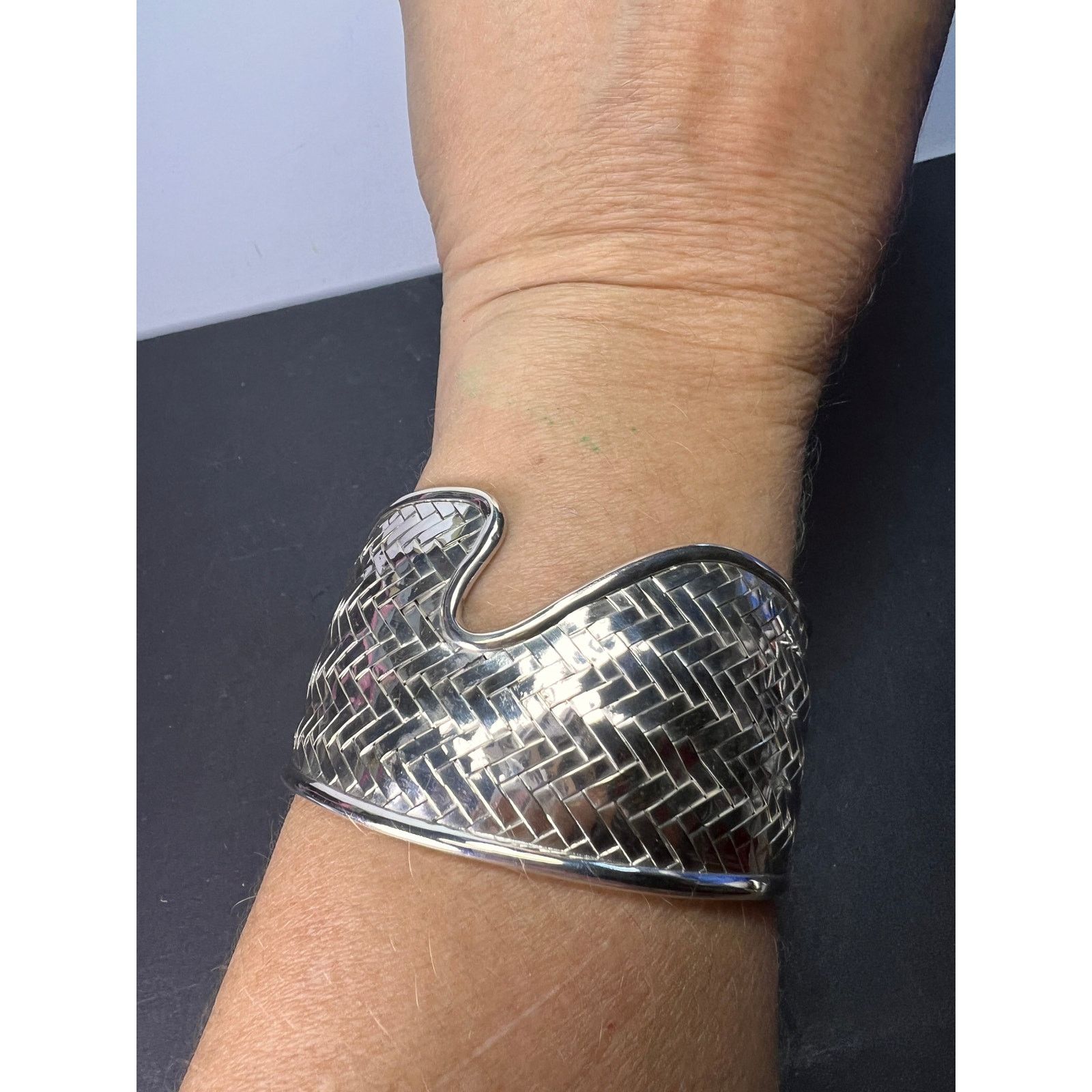 Other Sterling silver braided cuff bracelet Size ONE SIZE - 2 Thumbnail