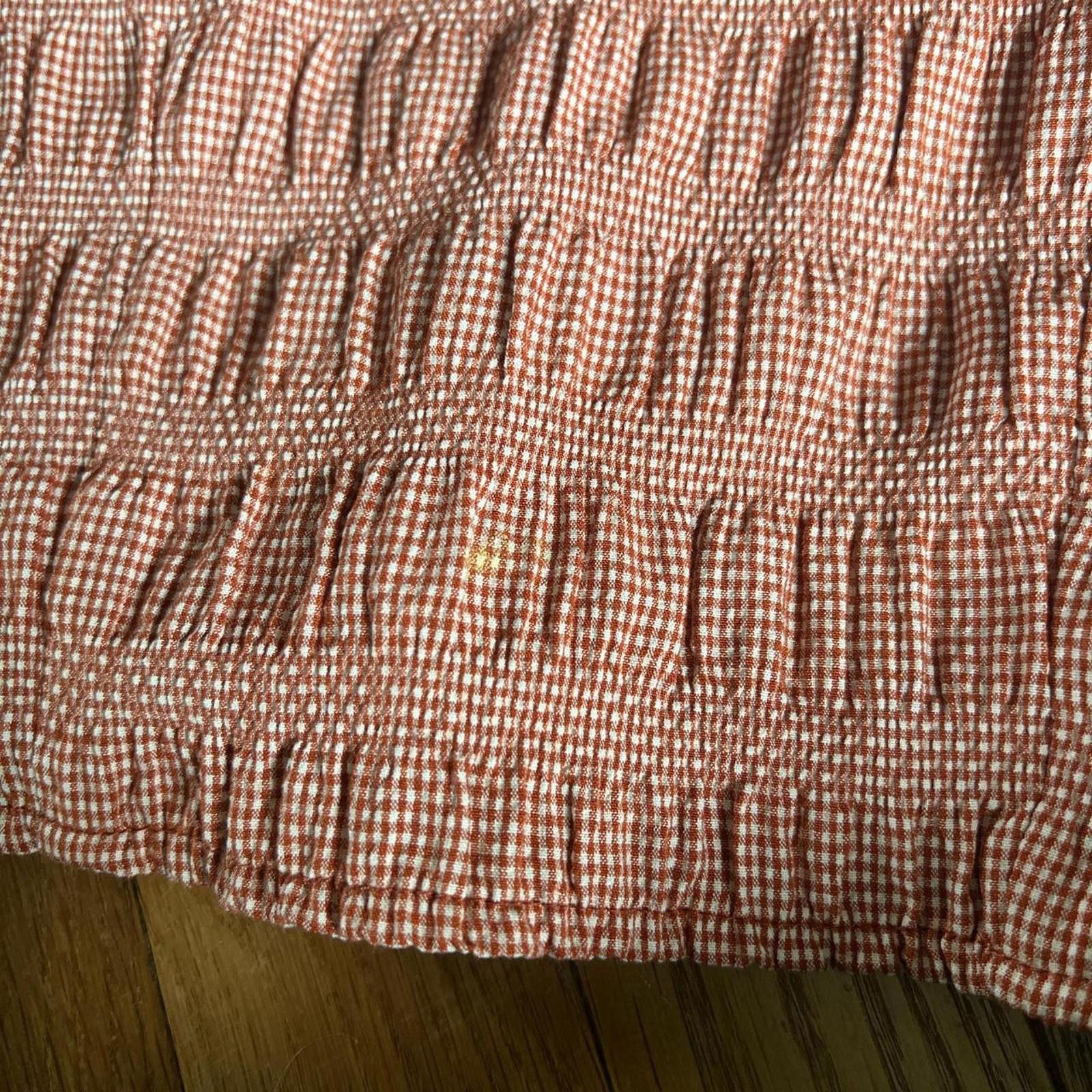 Other orange and white checkered halter neck crop top Size S / US 4 / IT 40 - 7 Thumbnail