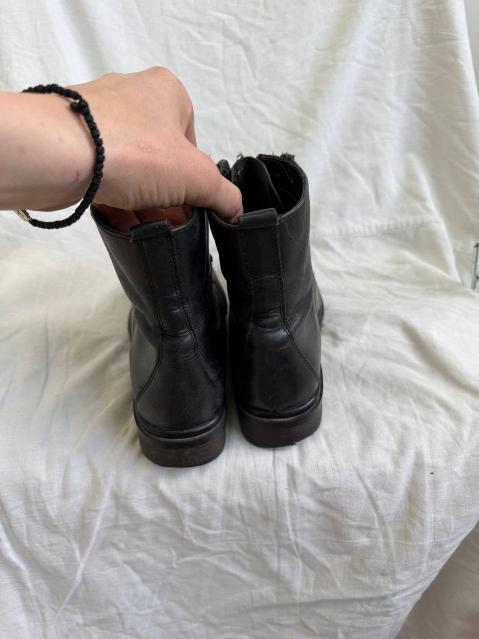 A.S.98 Vintage 90s Leather A.S.98 Guidi vibe ankle zip guidi vibe Size US 7 / IT 37 - 9 Thumbnail