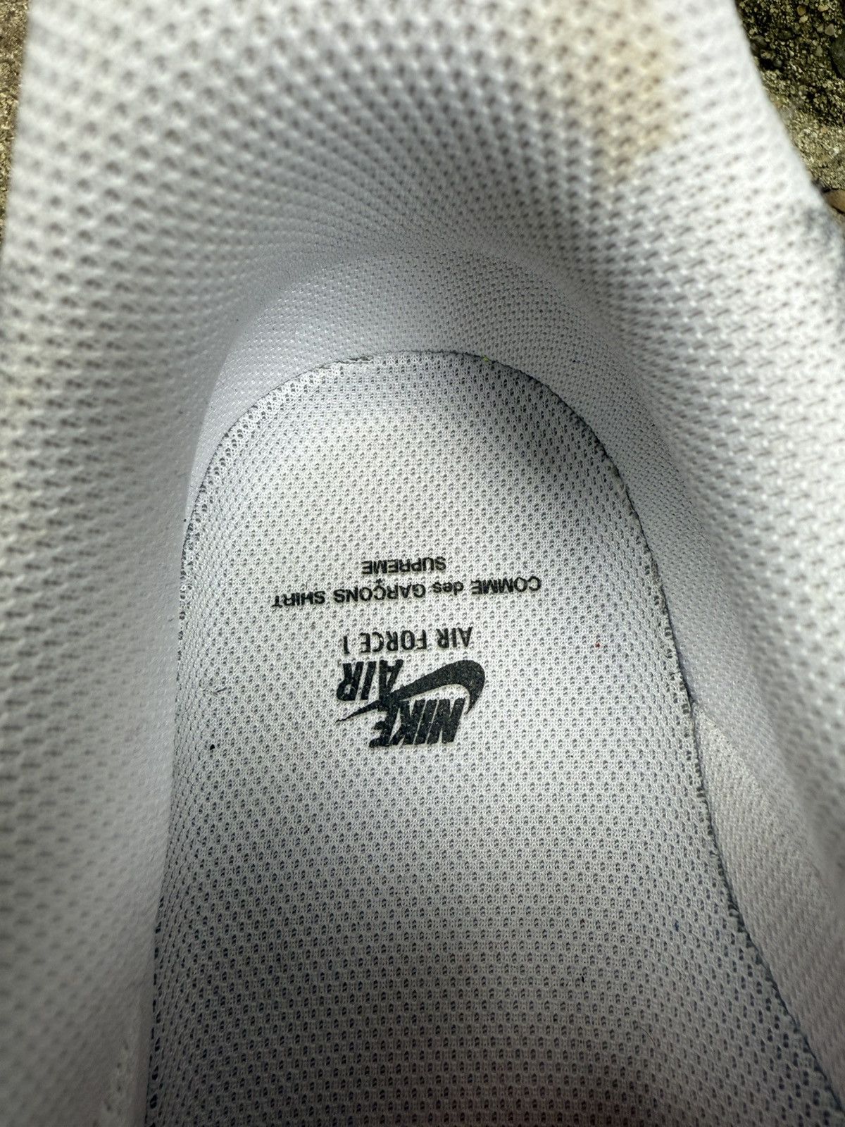 Comme des Garcons SHIRT × Supreme Supreme Comme Des Garcons SHIRT Nike Air Force Eyes Size US 11 / EU 44 - 6 Thumbnail