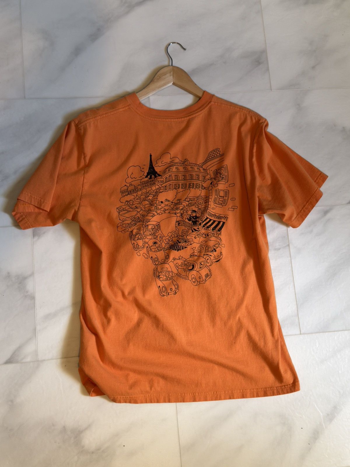 Carhartt Wip WIP Picnic in Paris Tee Size US L / EU 52-54 / 3 - 3 Thumbnail