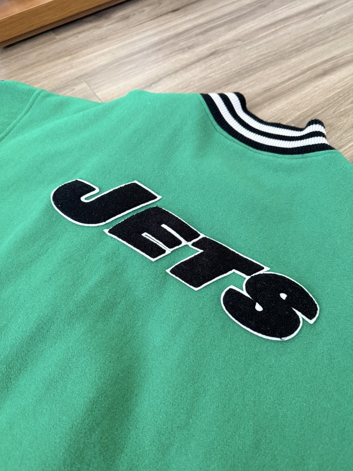 Mitchell & Ness Mitchell & Ness NFL Throwbacks NY Jets Varsity Jacket Sz 4XL Size US XXL / EU 58 / 5 - 8 Thumbnail