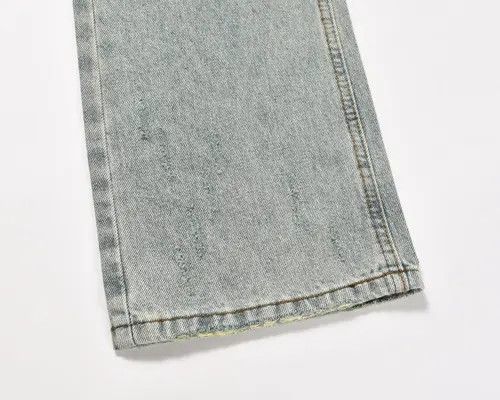 VIBE Street functional wide-leg distressed flared ripped jeans Size US 32 / EU 48 - 6 Thumbnail
